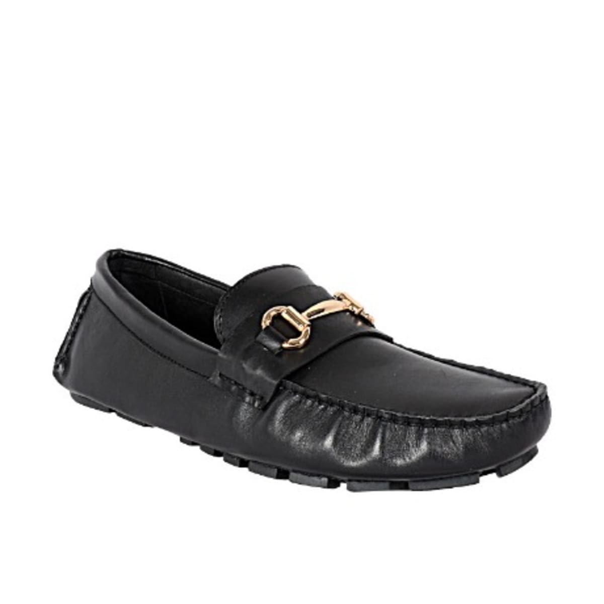 Aria Men s Loafers With Gold Chain Black msh 3026 Konga Online