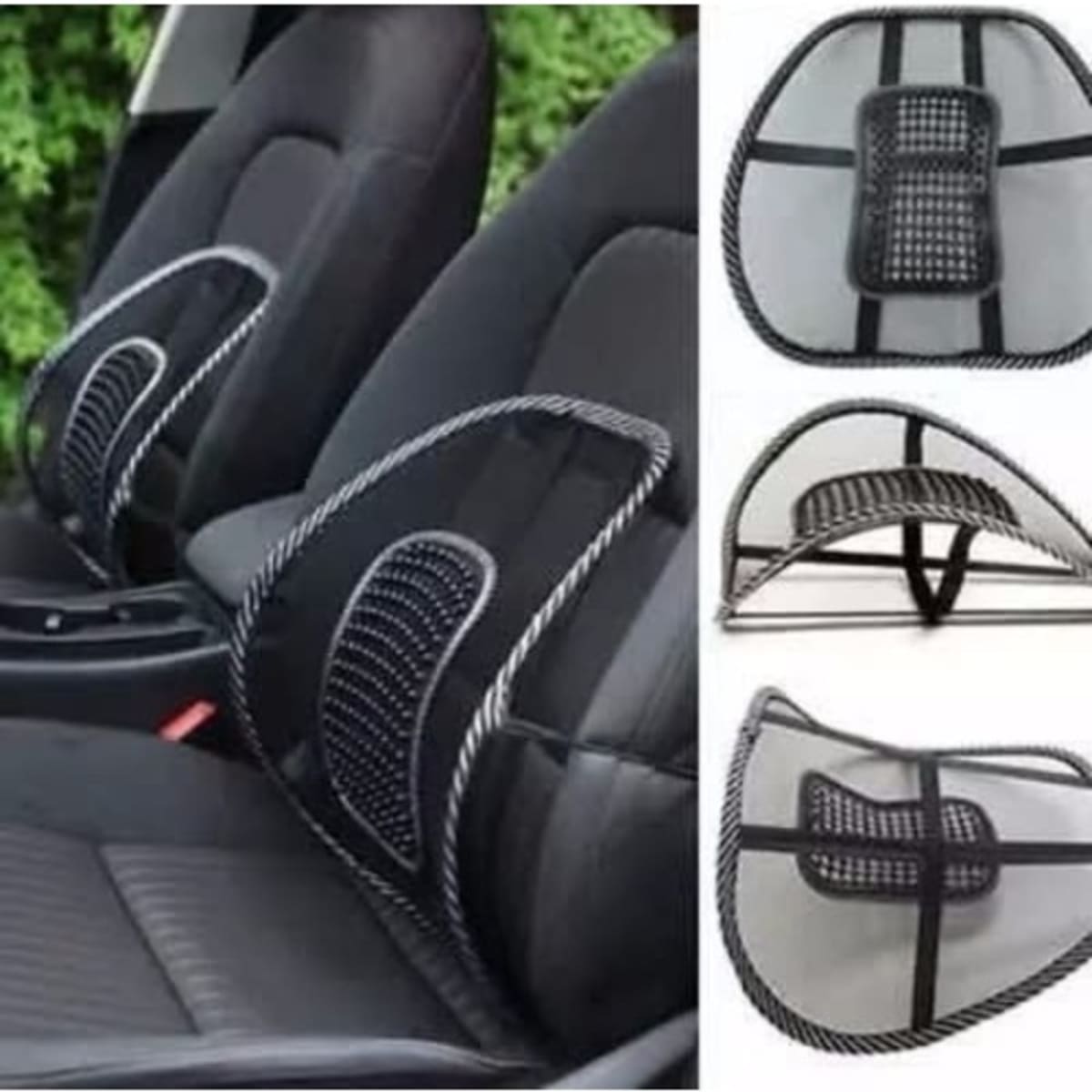 Car seat back discount massager