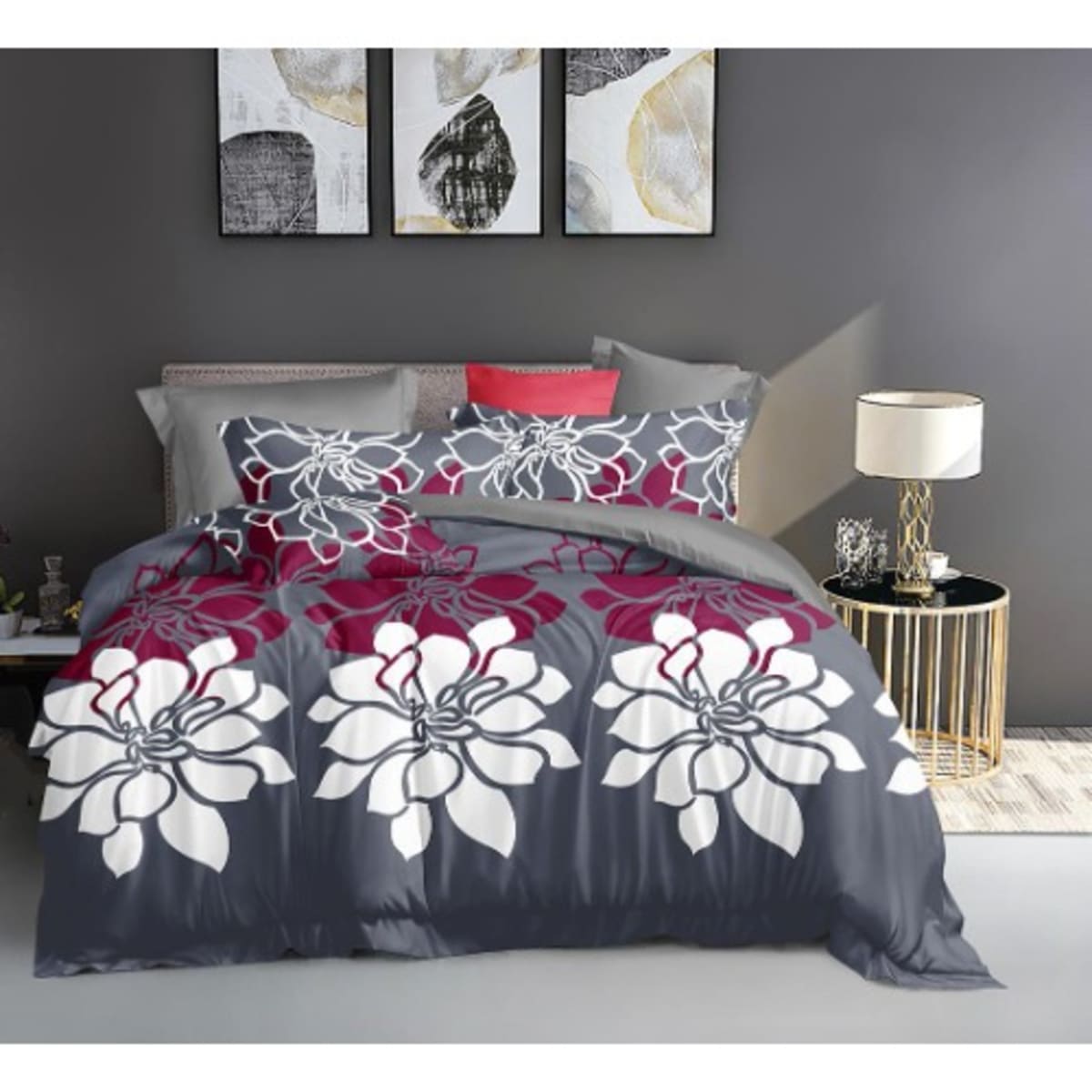 Bedsheets with sales 4 pillow covers