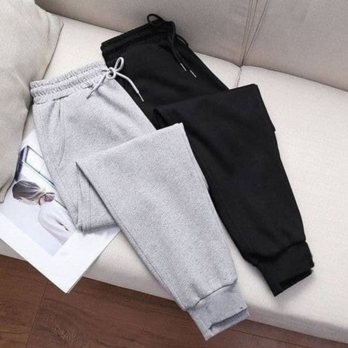 Multi coloured joggers sale
