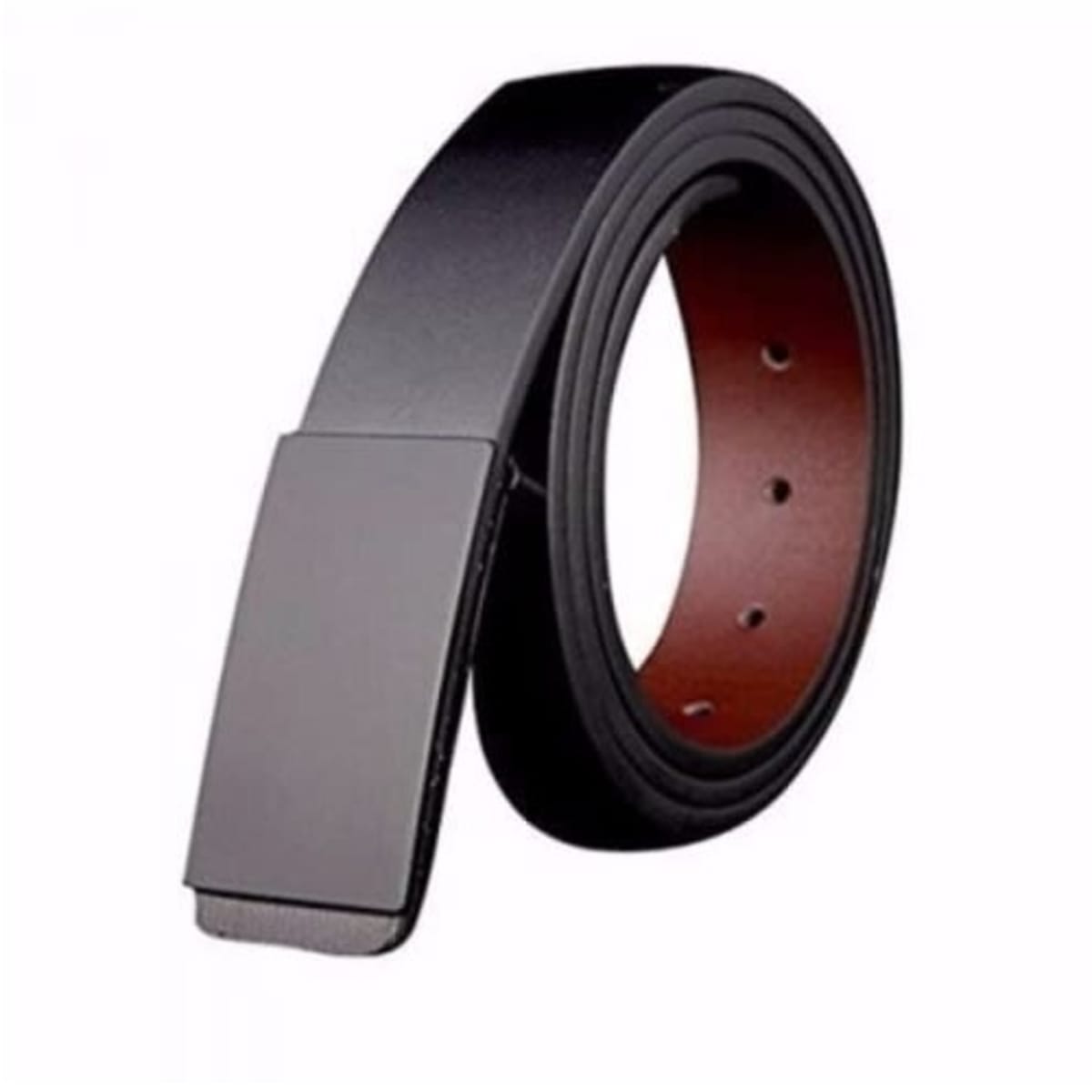 Men s Plain Black Belt Konga Online Shopping