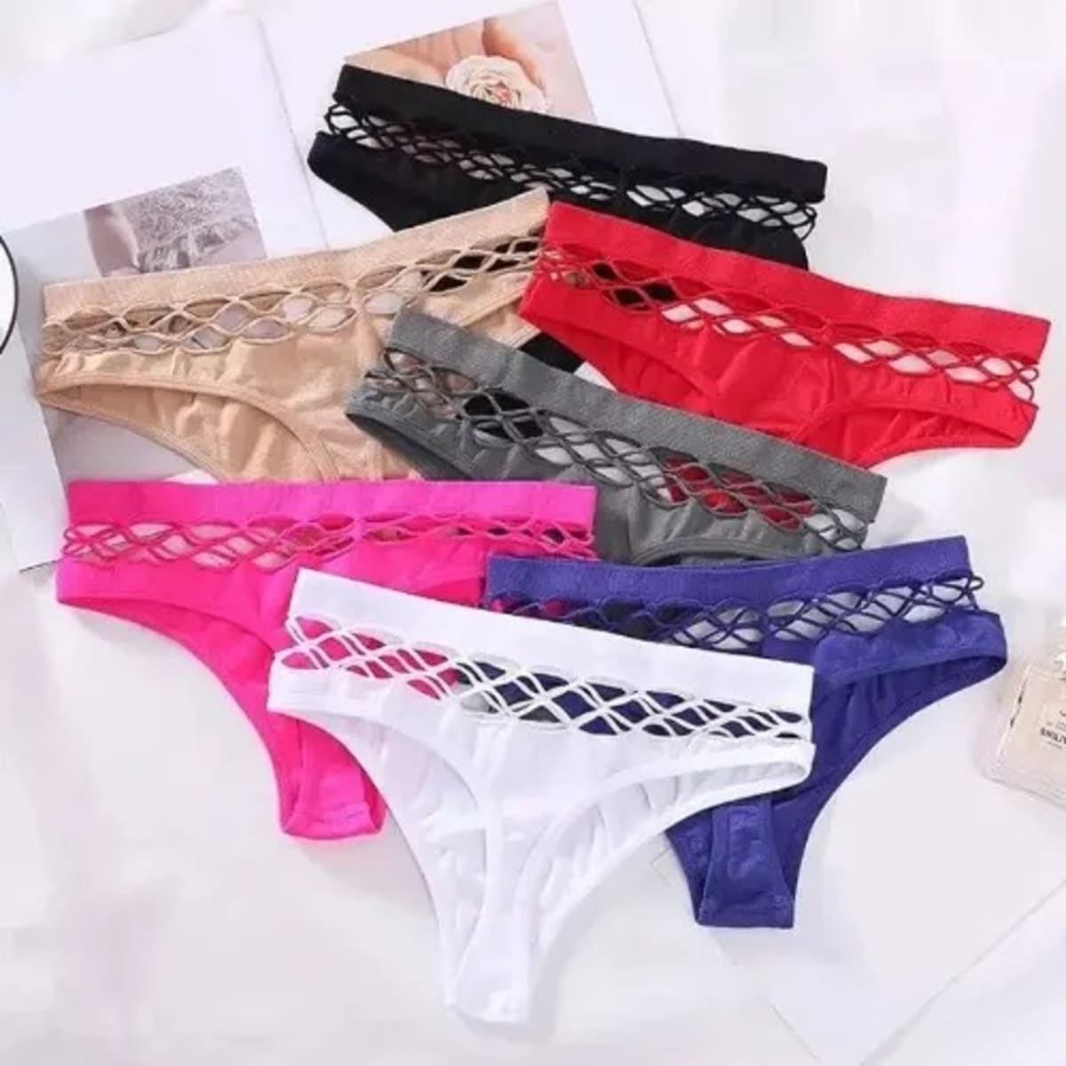 G-string Ladies Underwear Pants - Lace - 6pcs