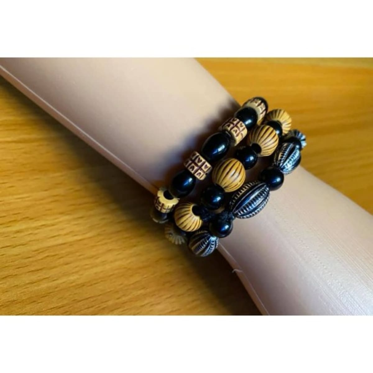 Men s Bead Silicon Bracelet Set Konga Online Shopping