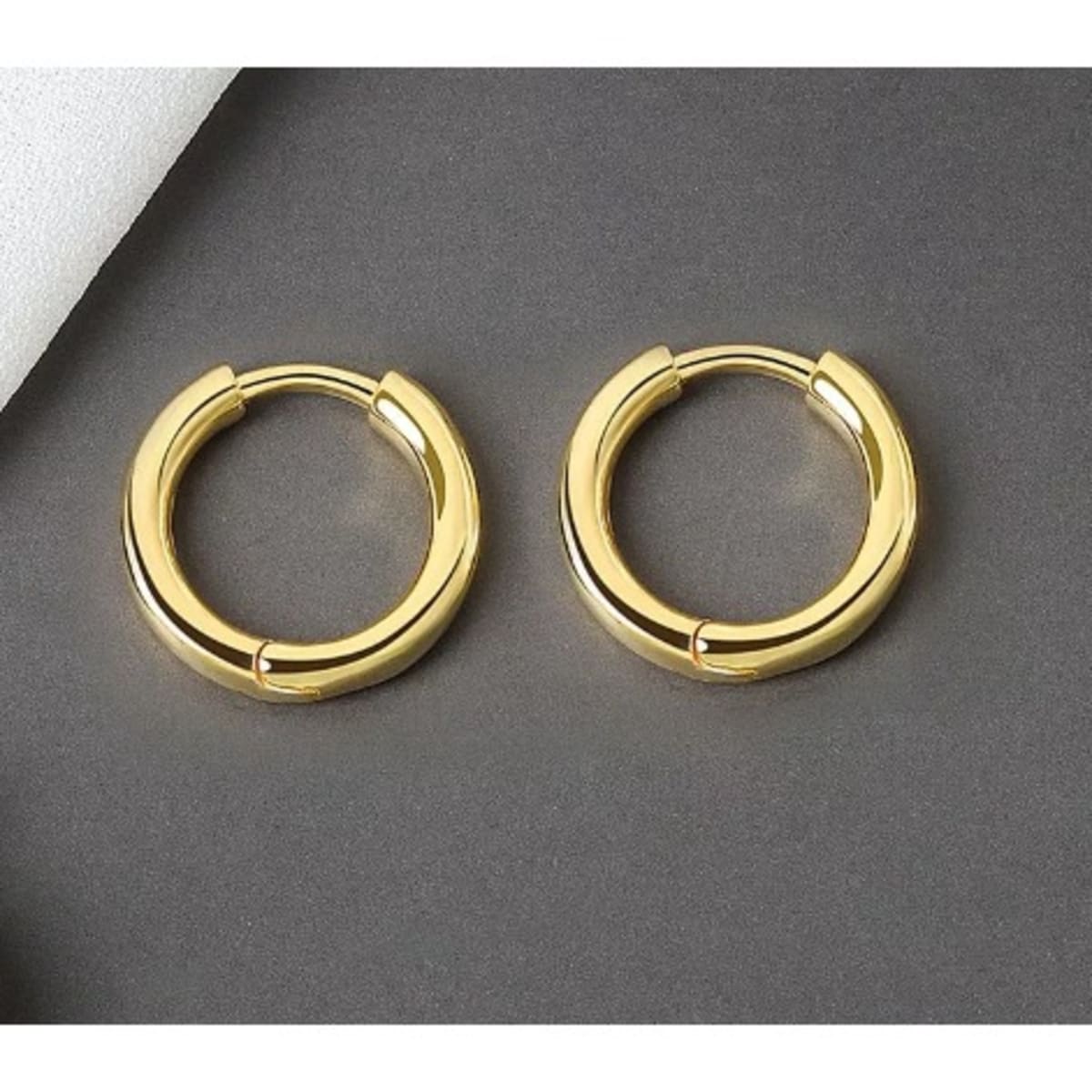 Simple ring earrings deals