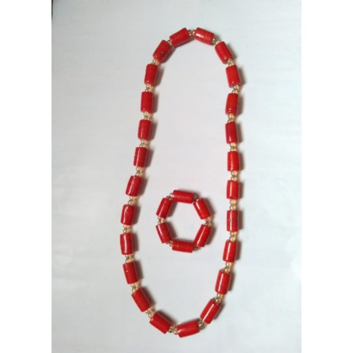 Traditional top coral beads