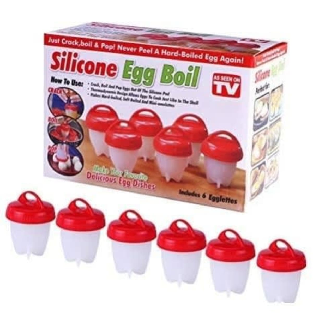 Silicone shop egg boiler