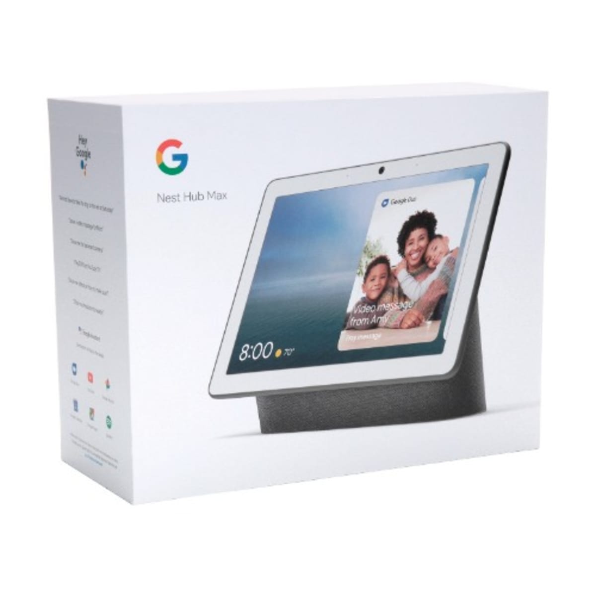 Google Nest Hub Max Smart Display With Google Assistant Charcoal