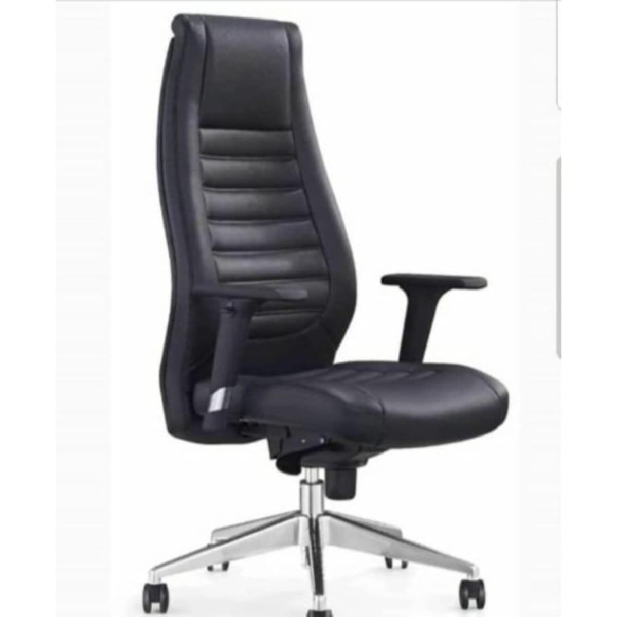 Barney leather faced online manager chair