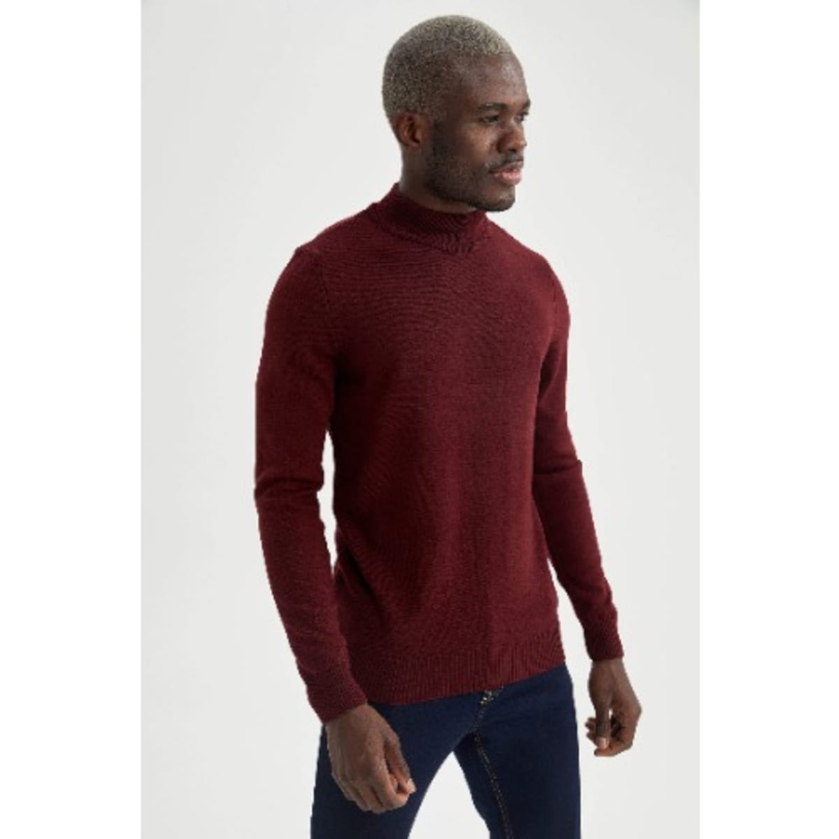 High neck deals knitwear