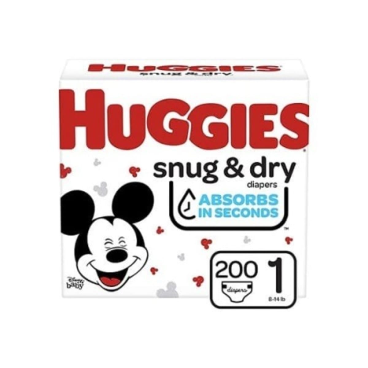 Huggies mickey mouse deals diapers size 1