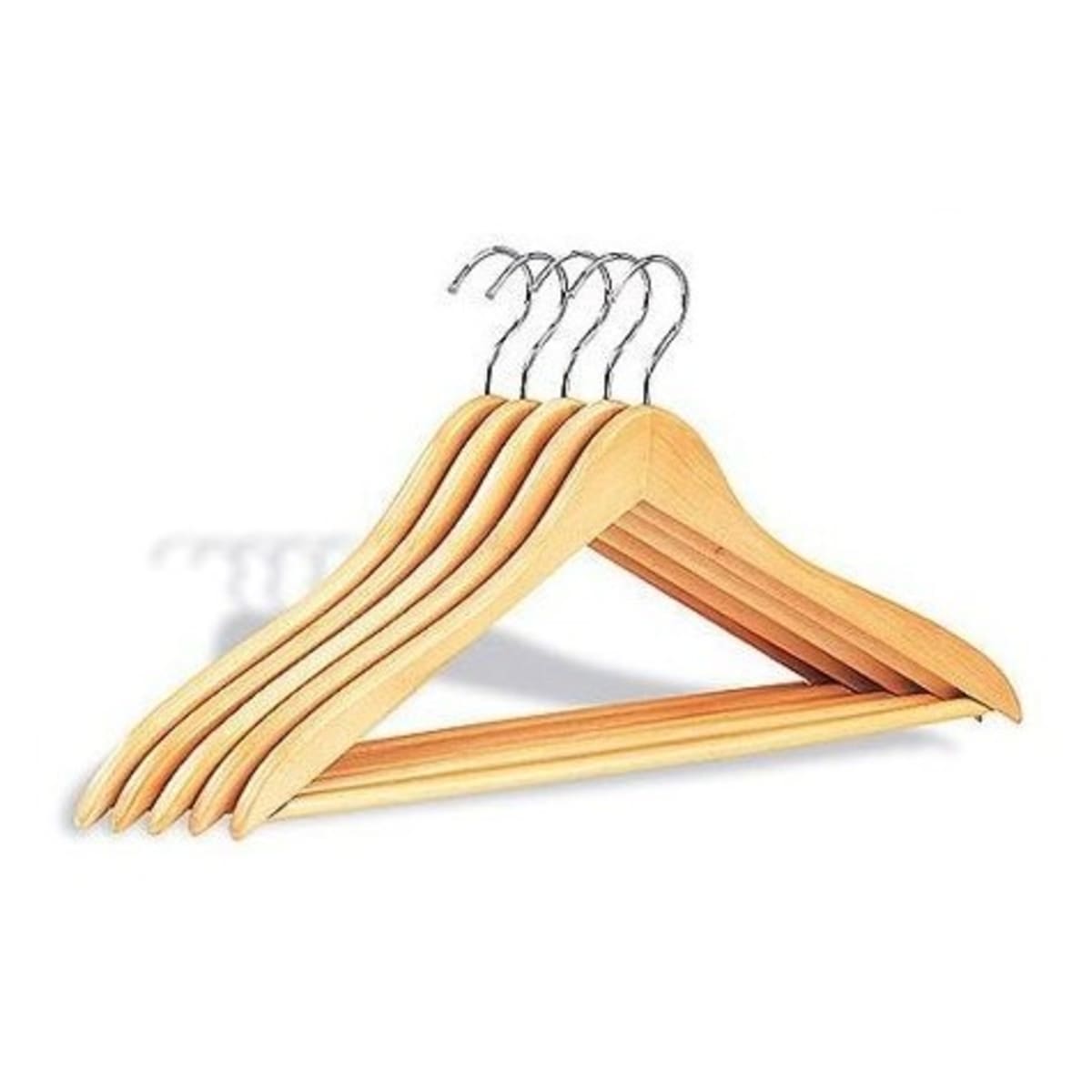 Wooden clothes deals hangers