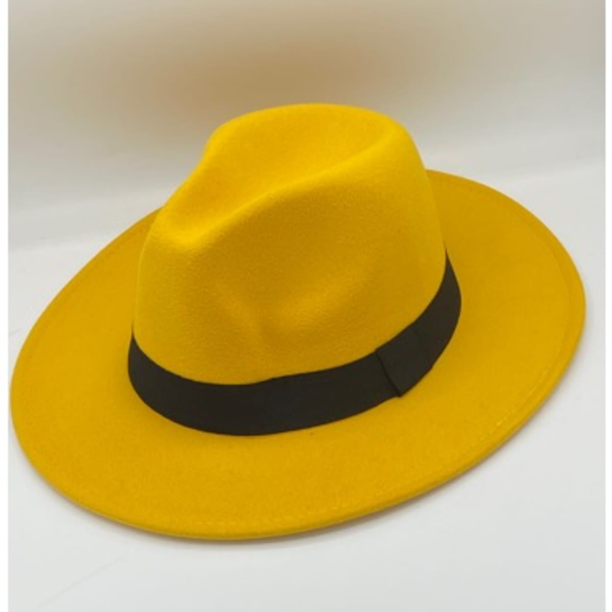 Mid Brim Men s Fedora Hat Yellow Konga Online Shopping