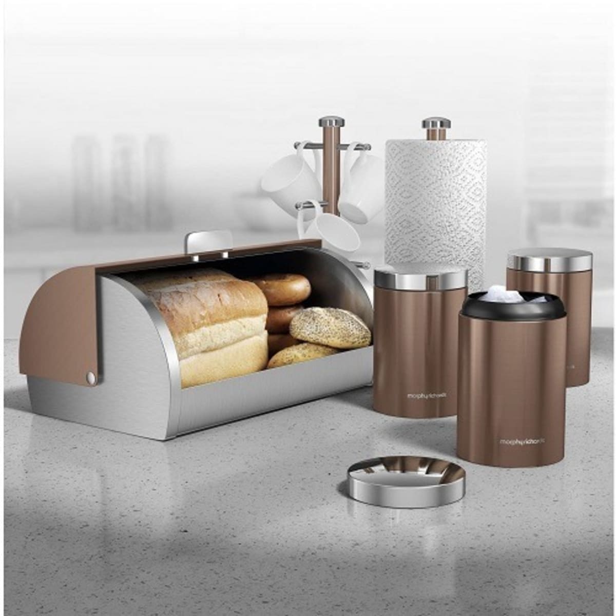 Morphy Richards Accents 6 Piece Storage Set Stainless Steel