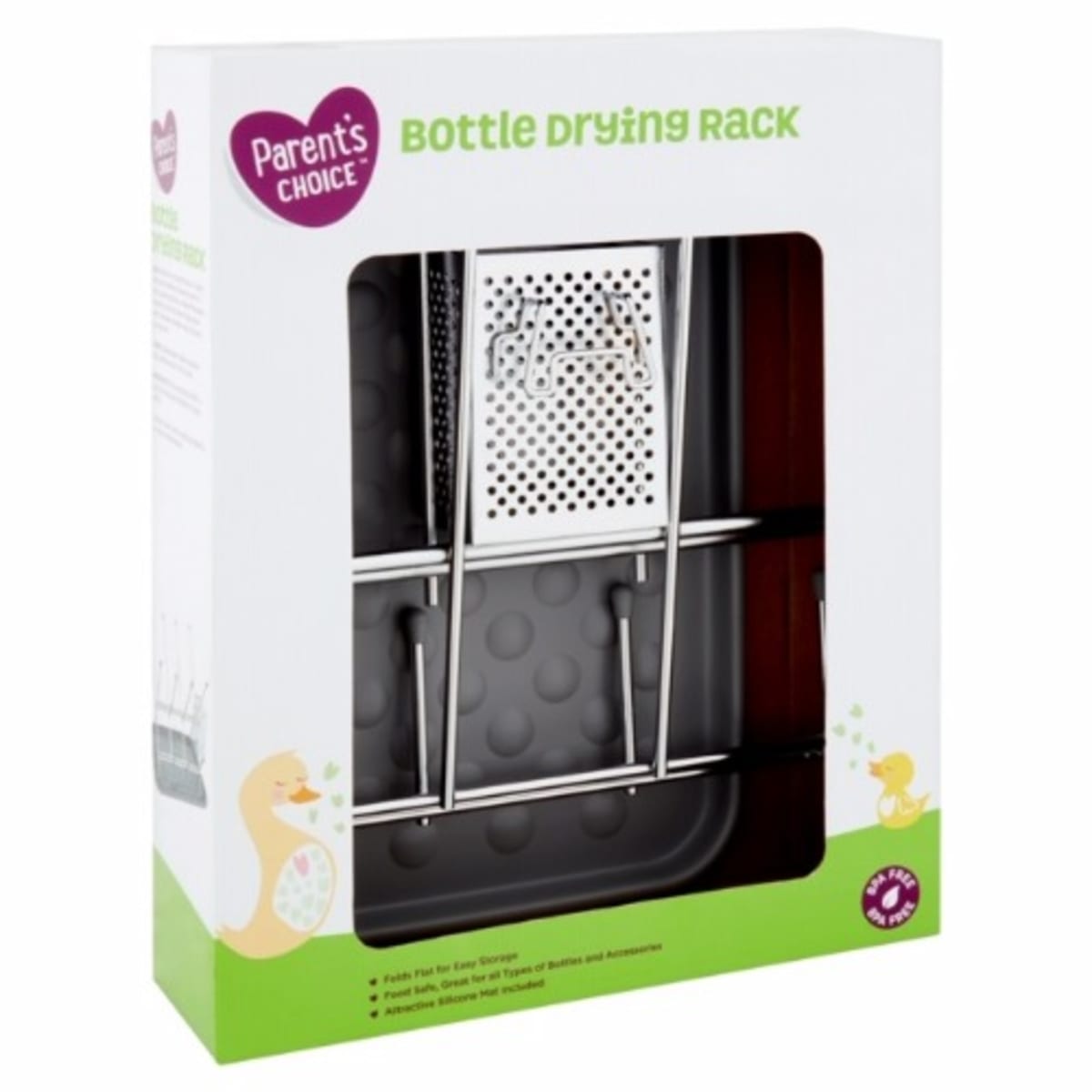 Parent s Choice Stainless Steel Baby Feeding Bottle Drying Rack