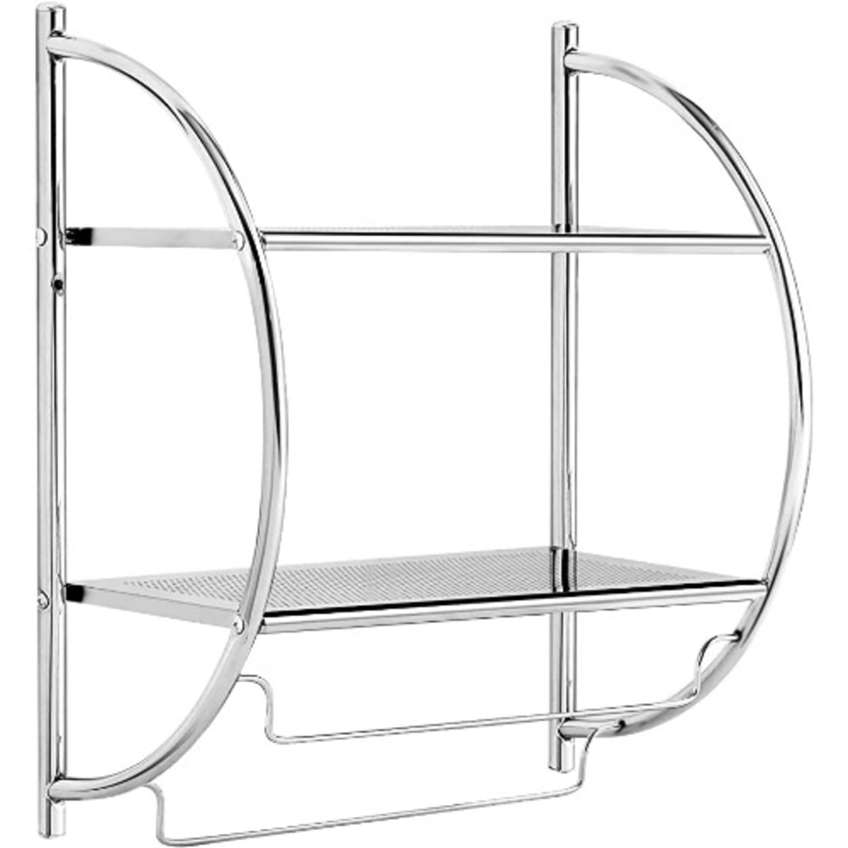 Wall Mount 2 Tier Bathroom Shelf With Bars Konga Online Shopping