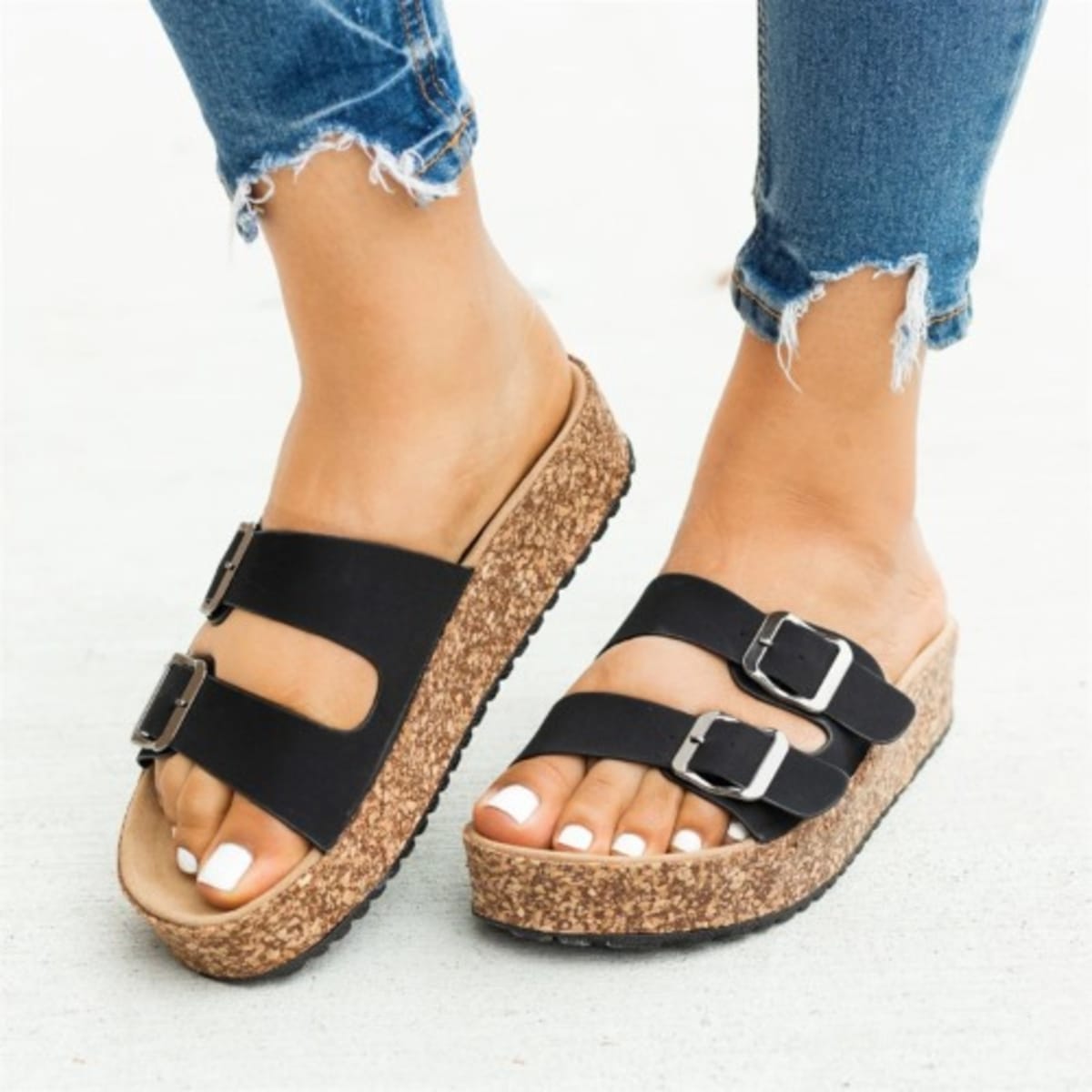 Handmade female top slippers