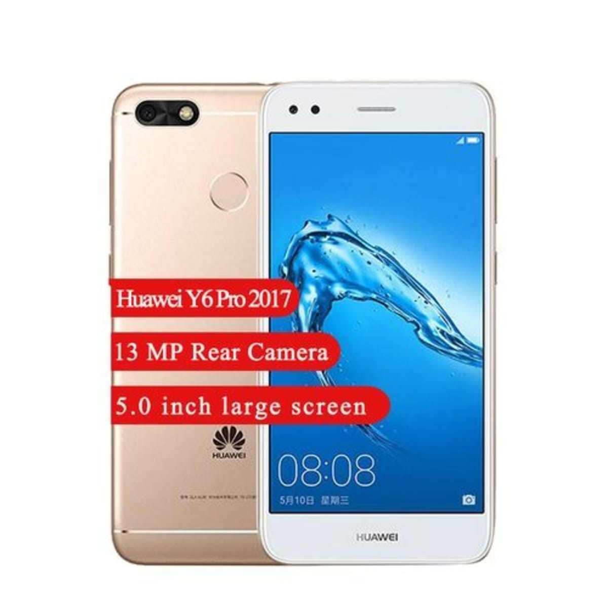 aumento Conceder Melancólico Huawei Y6 Pro - 4G LTE - 3GB RAM - 32GB ROM - Fingerprint - Gold | Konga  Online Shopping