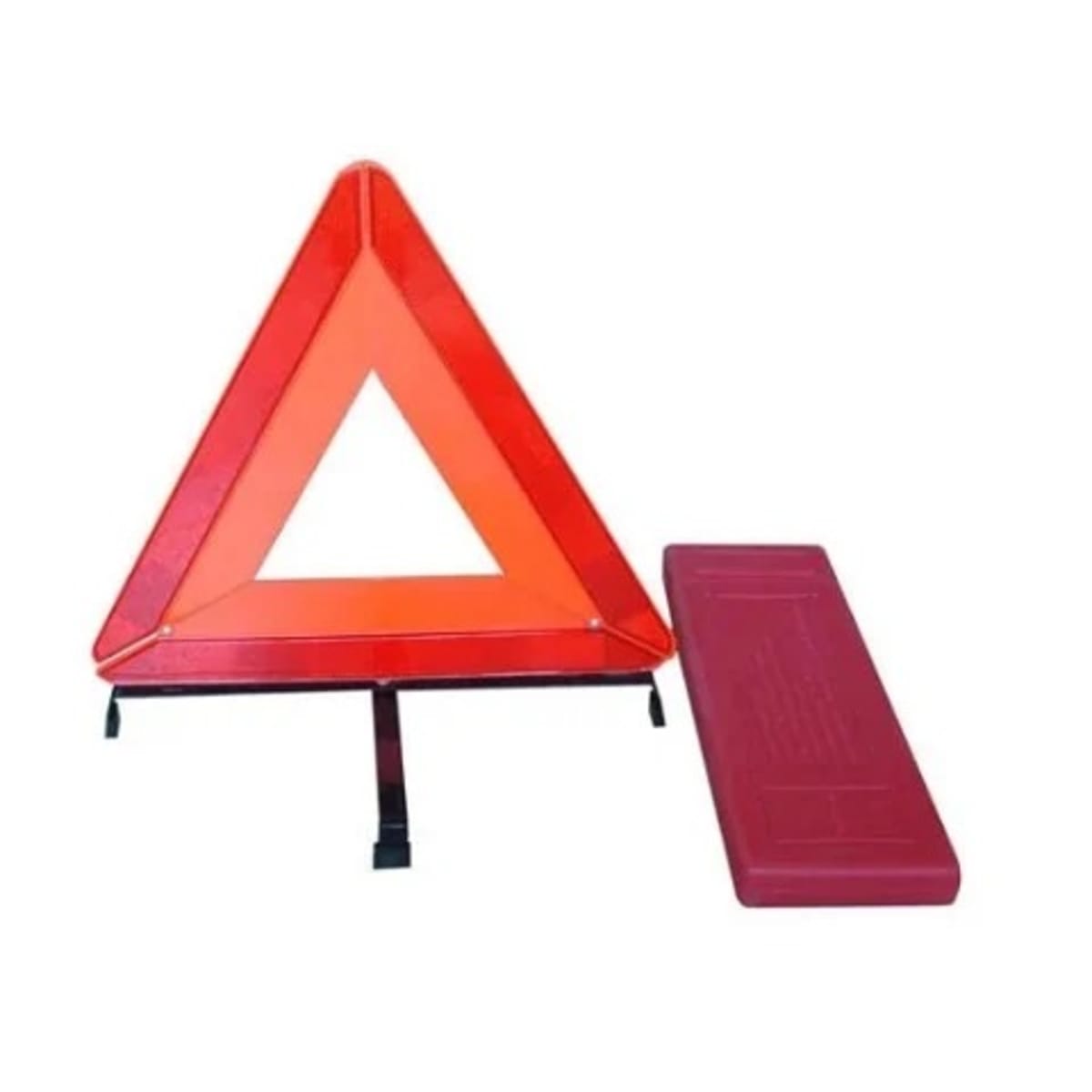Car store caution signs