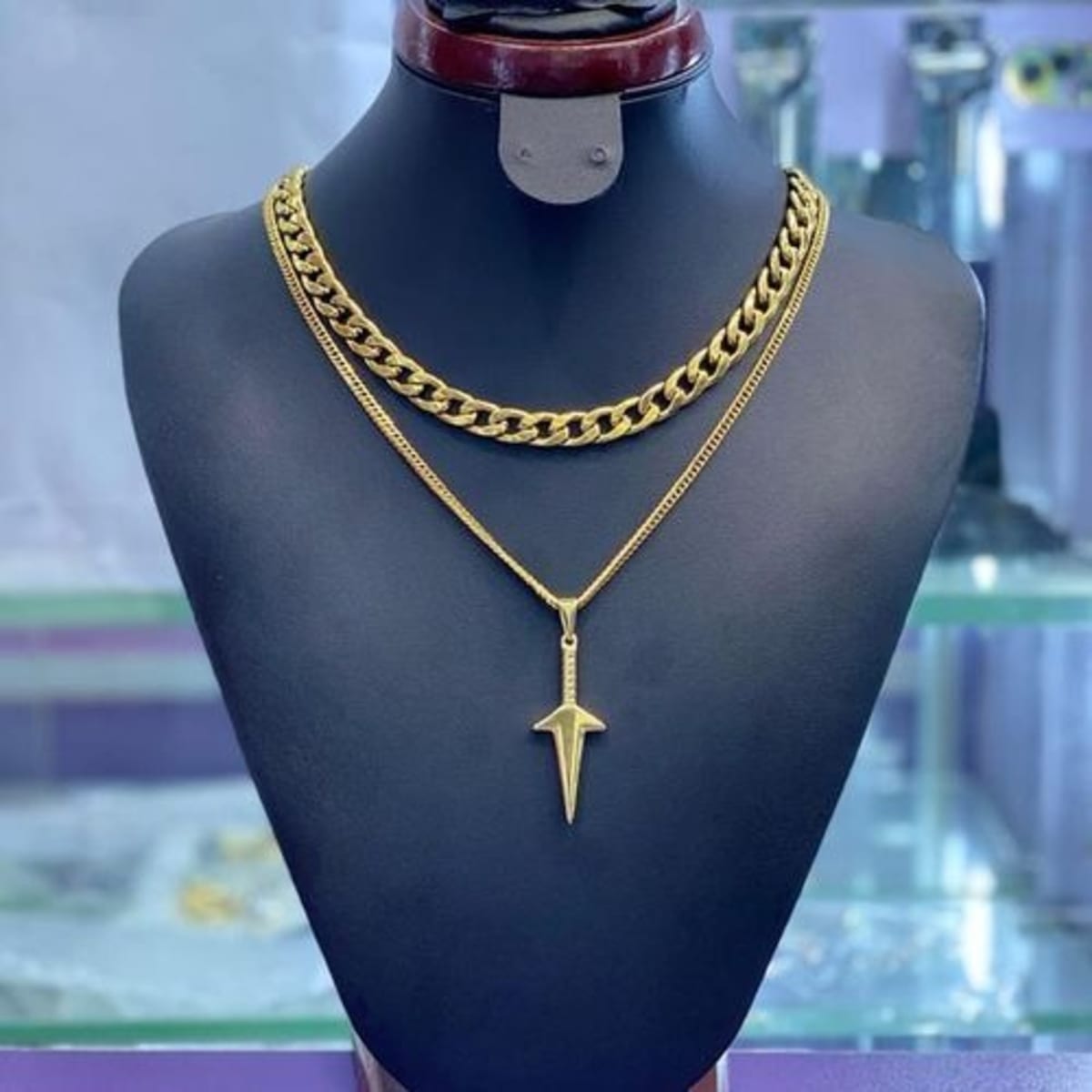Mens Hip Hop Iced Miami Cuban Chain Necklace Konga Online Shopping
