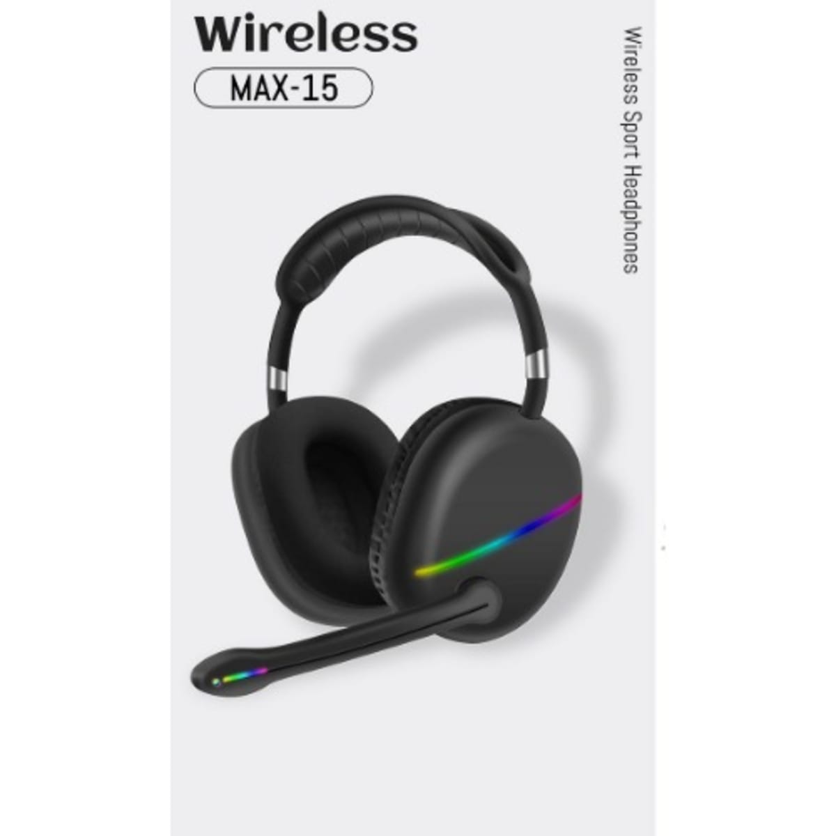 Akz Max15 Rgb Wireless Gaming Headset With Bluetooth V5.1 And