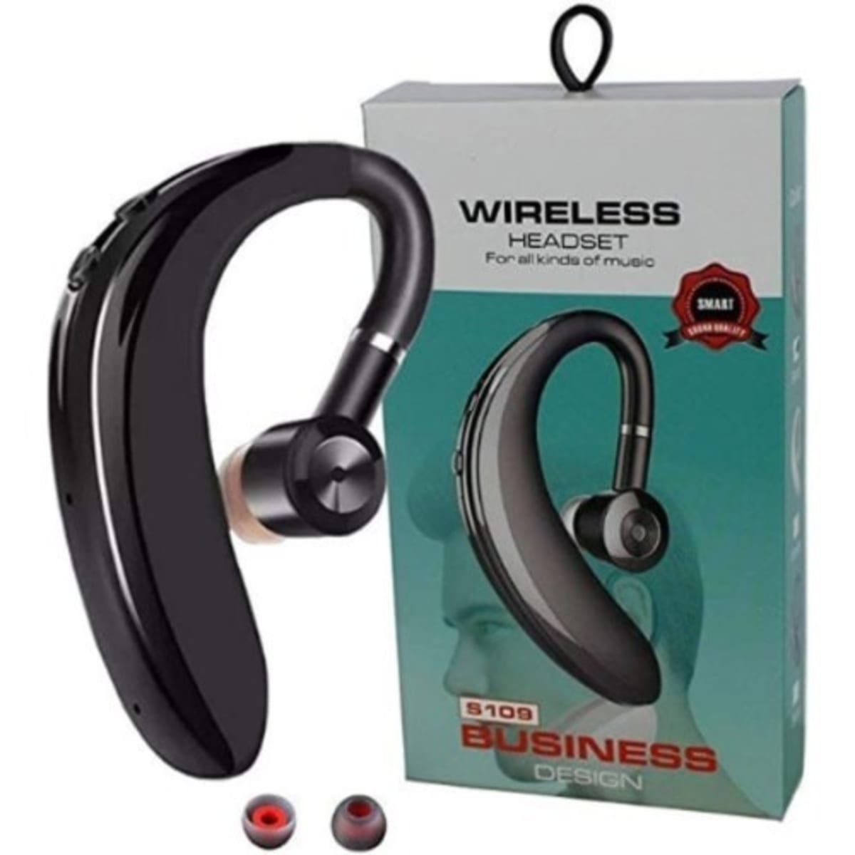 S109 Business Design Wireless Bluetooth Earpiece Black Konga
