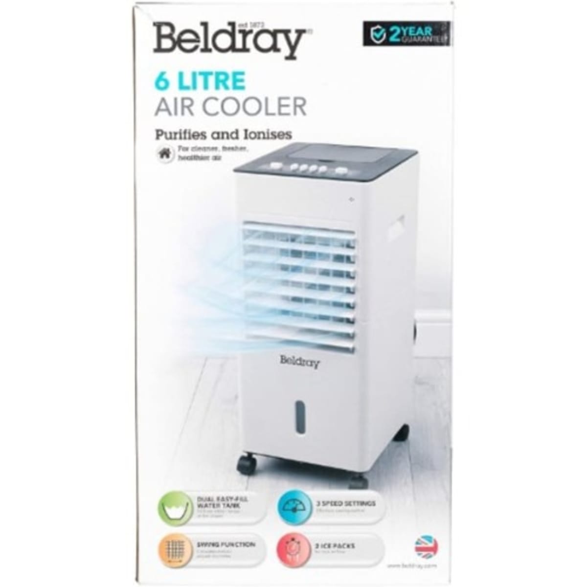 Beldray 4 in 1 air cooler discount