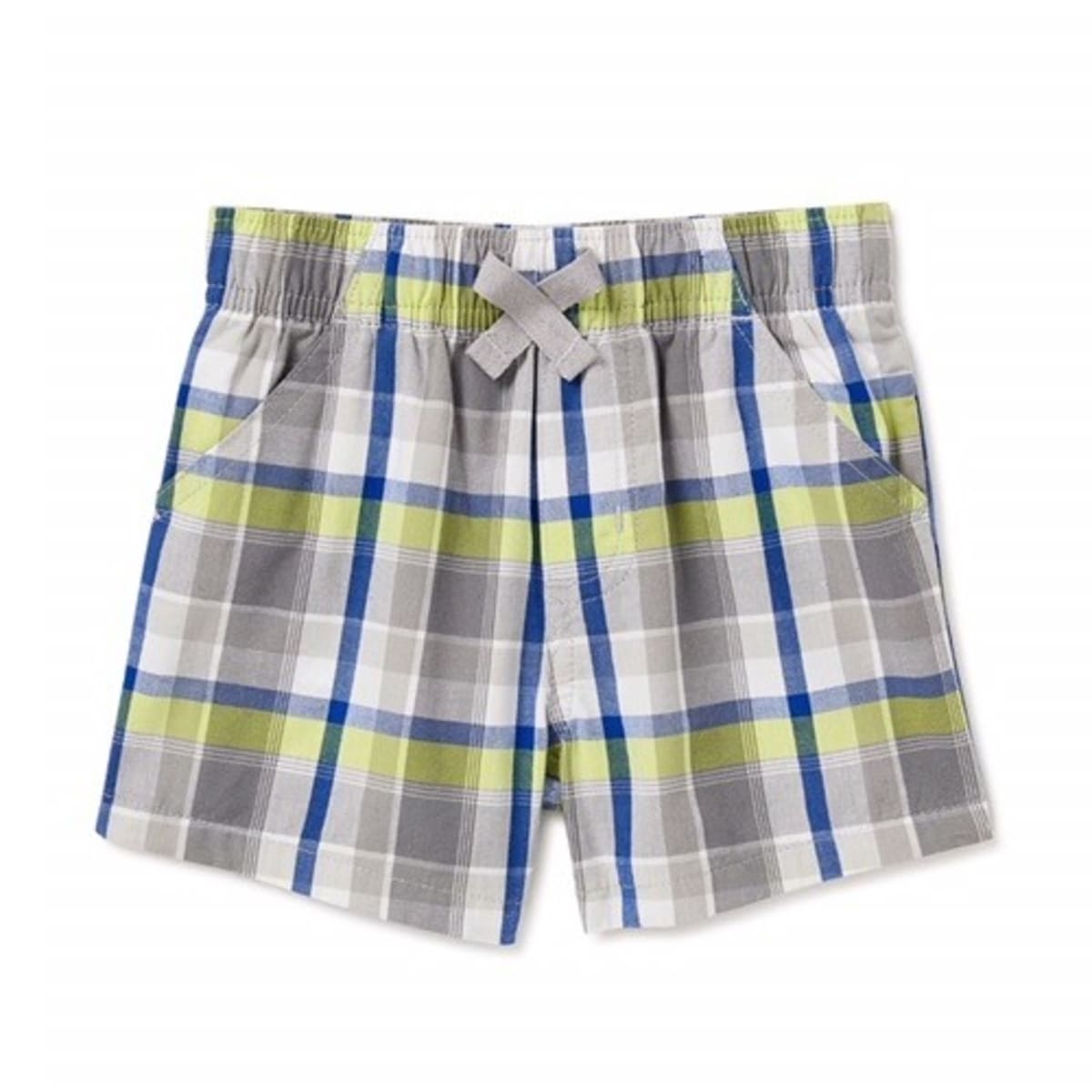 Baby plaid shorts sales