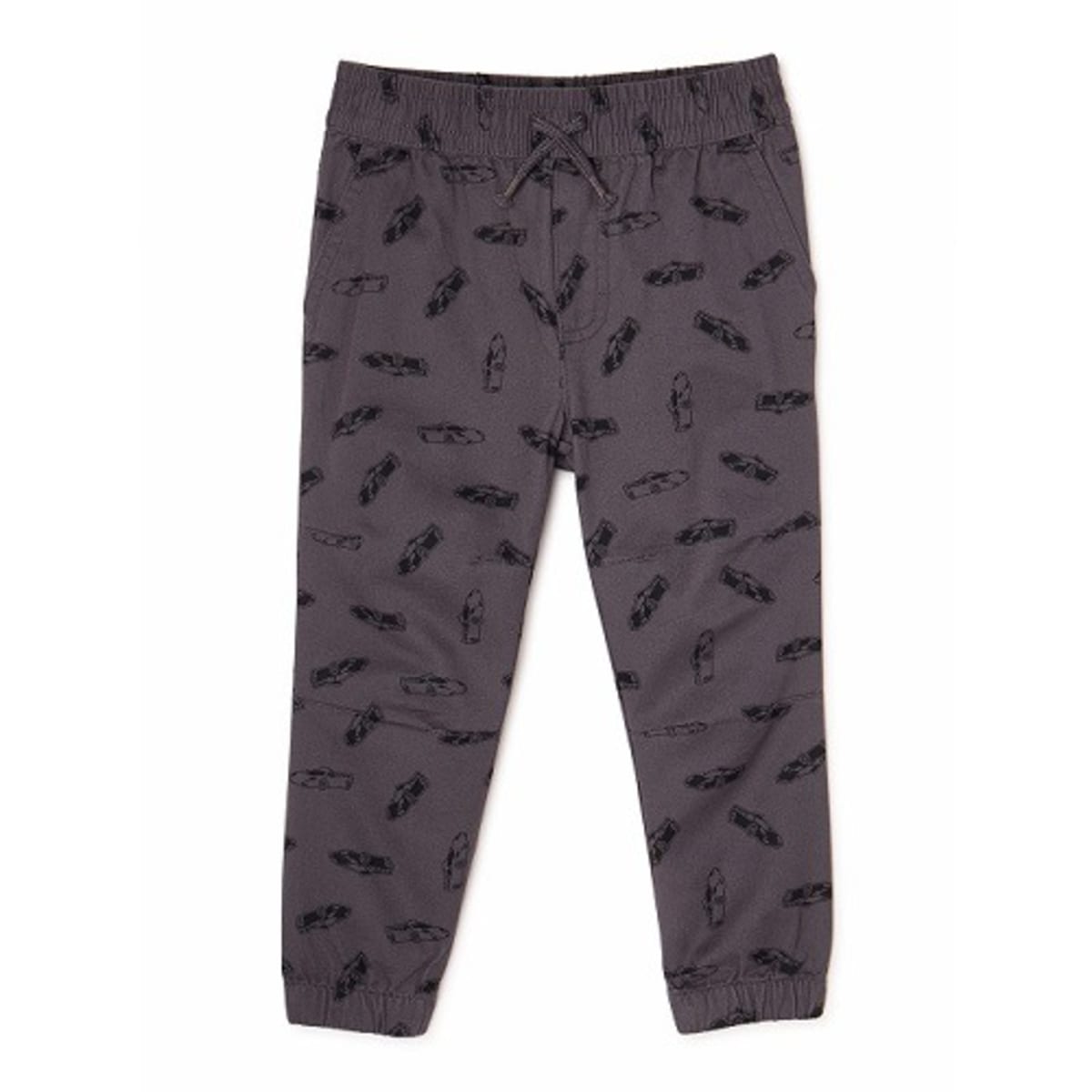 Garanimals Toddler Boys Solid Woven Joggers Grey Print Konga