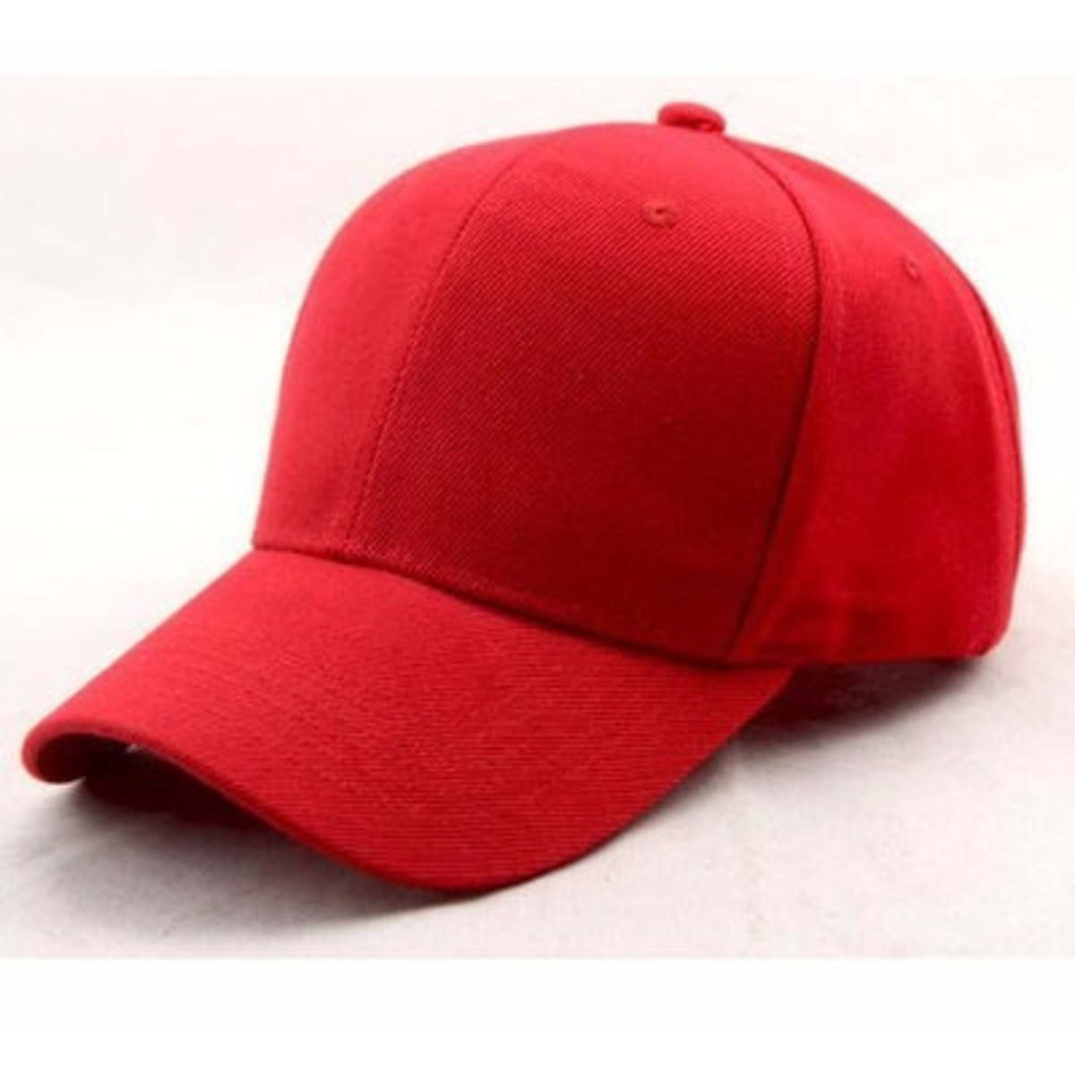 Plain red baseball cap hotsell