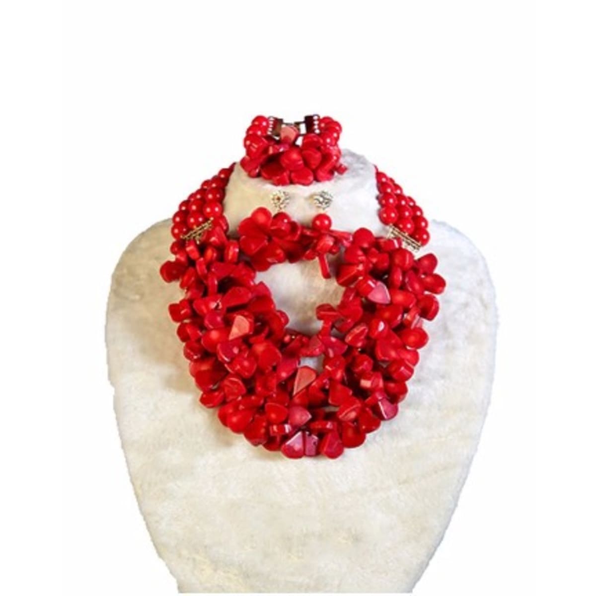 Prestige Coral Beads Jewellery Set Red Konga Online Shopping
