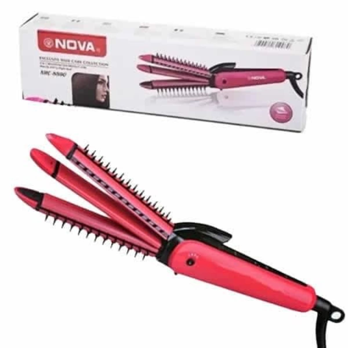 Nova hair top straightener comb