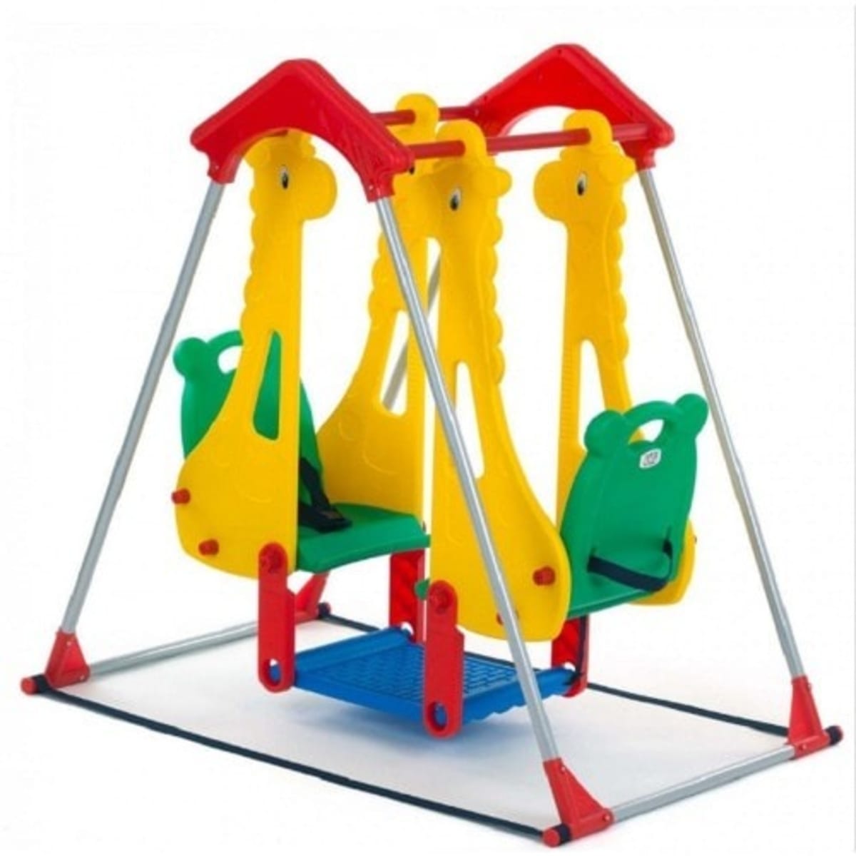 Twin baby swing set top