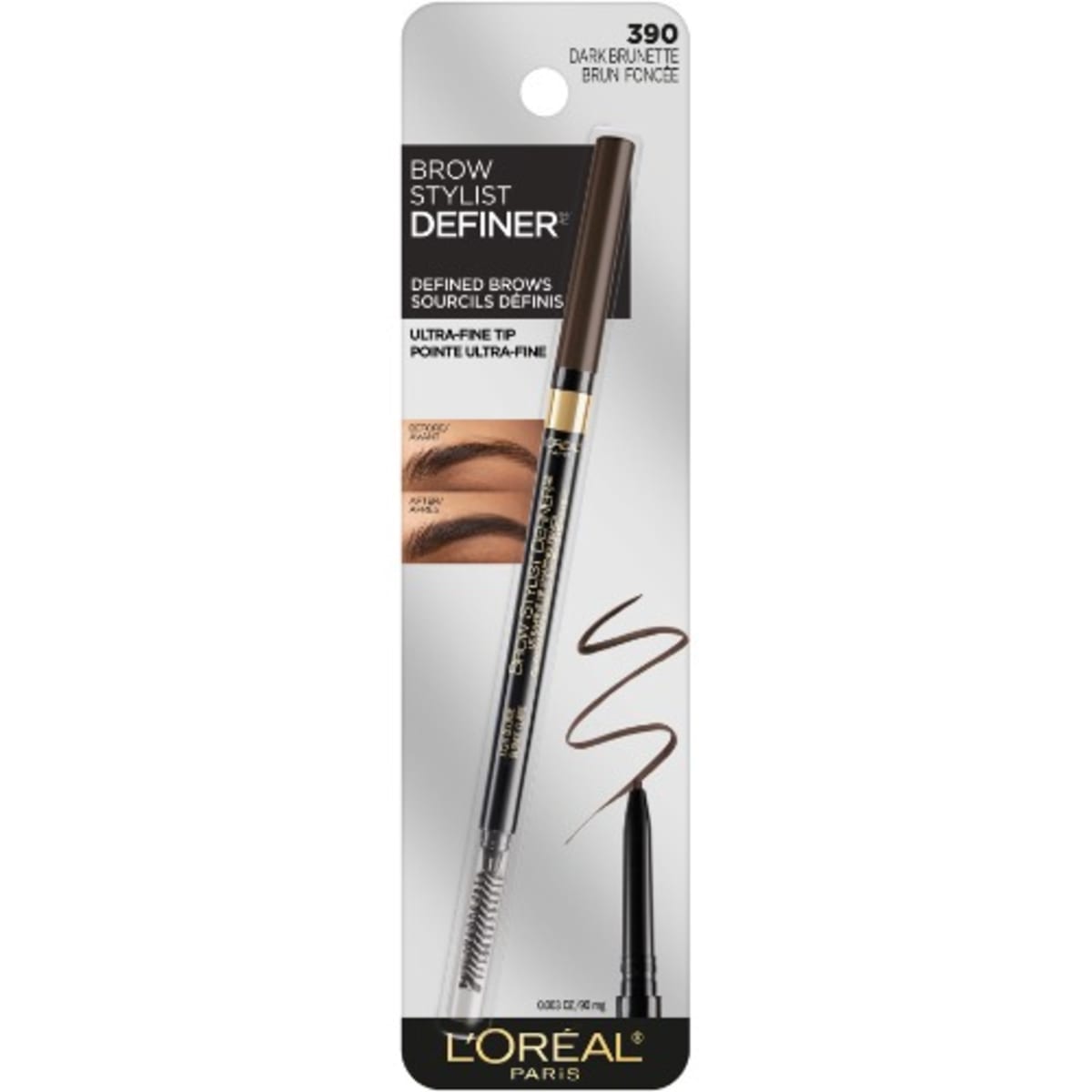L'Oreal Brow Stylist Definer Waterproof Eyebrow Pencil- Dark