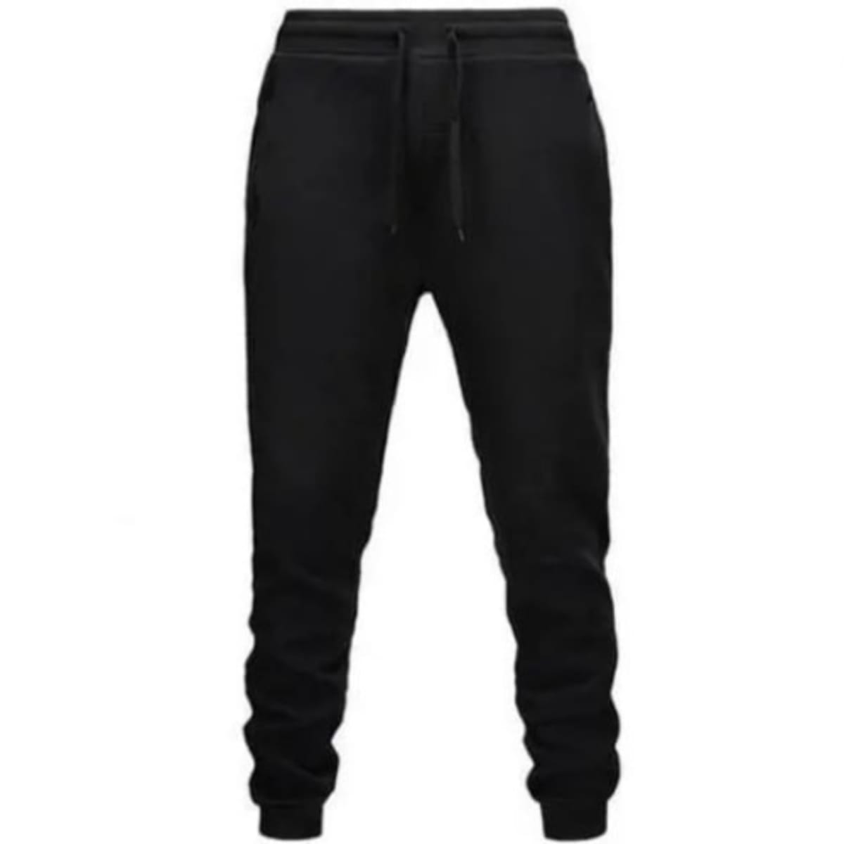 Mens plain black joggers online