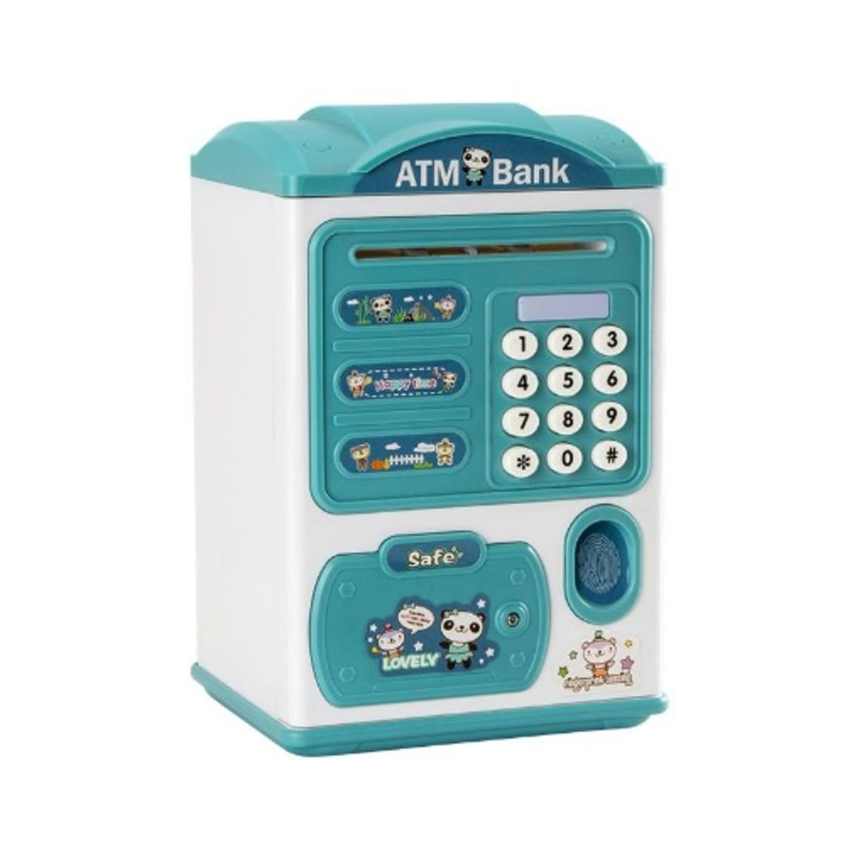 Fingerprint top piggy bank