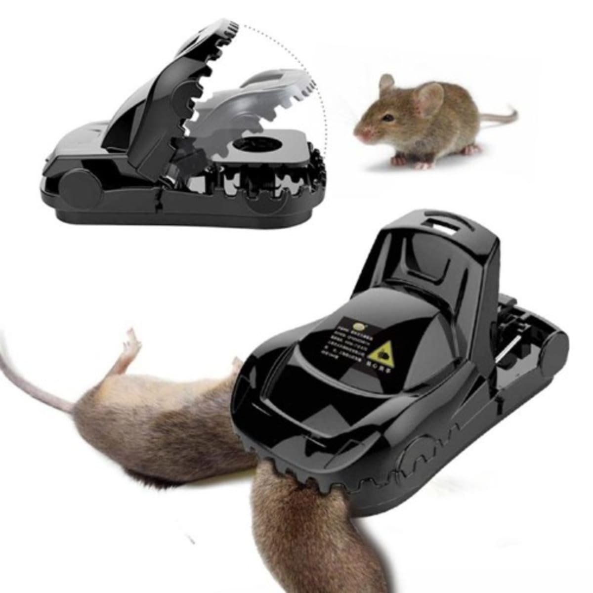 Reusable Mouse Head Mouse Trap Killer Spring Pressure Bait Pest