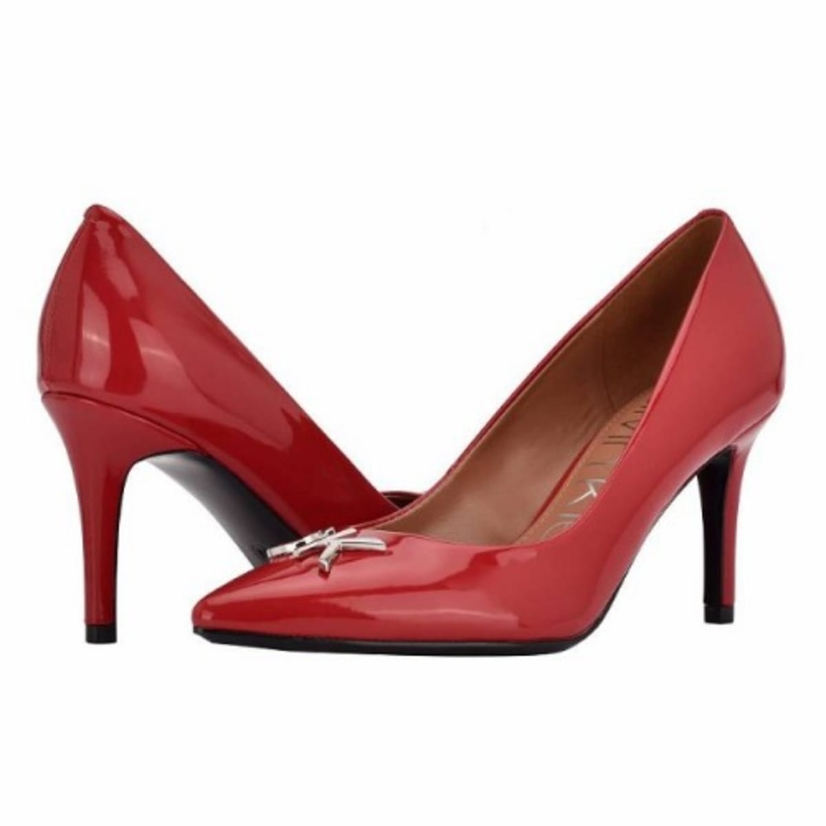 Calvin klein red pumps deals