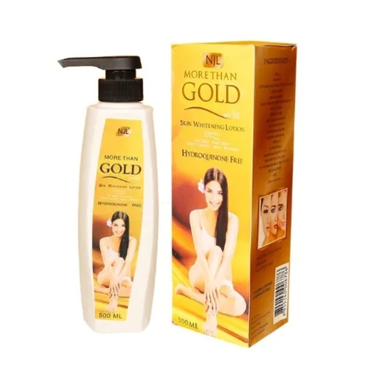 More Than Gold Skin Whitening Lotion Hydroquinone Free 500ml