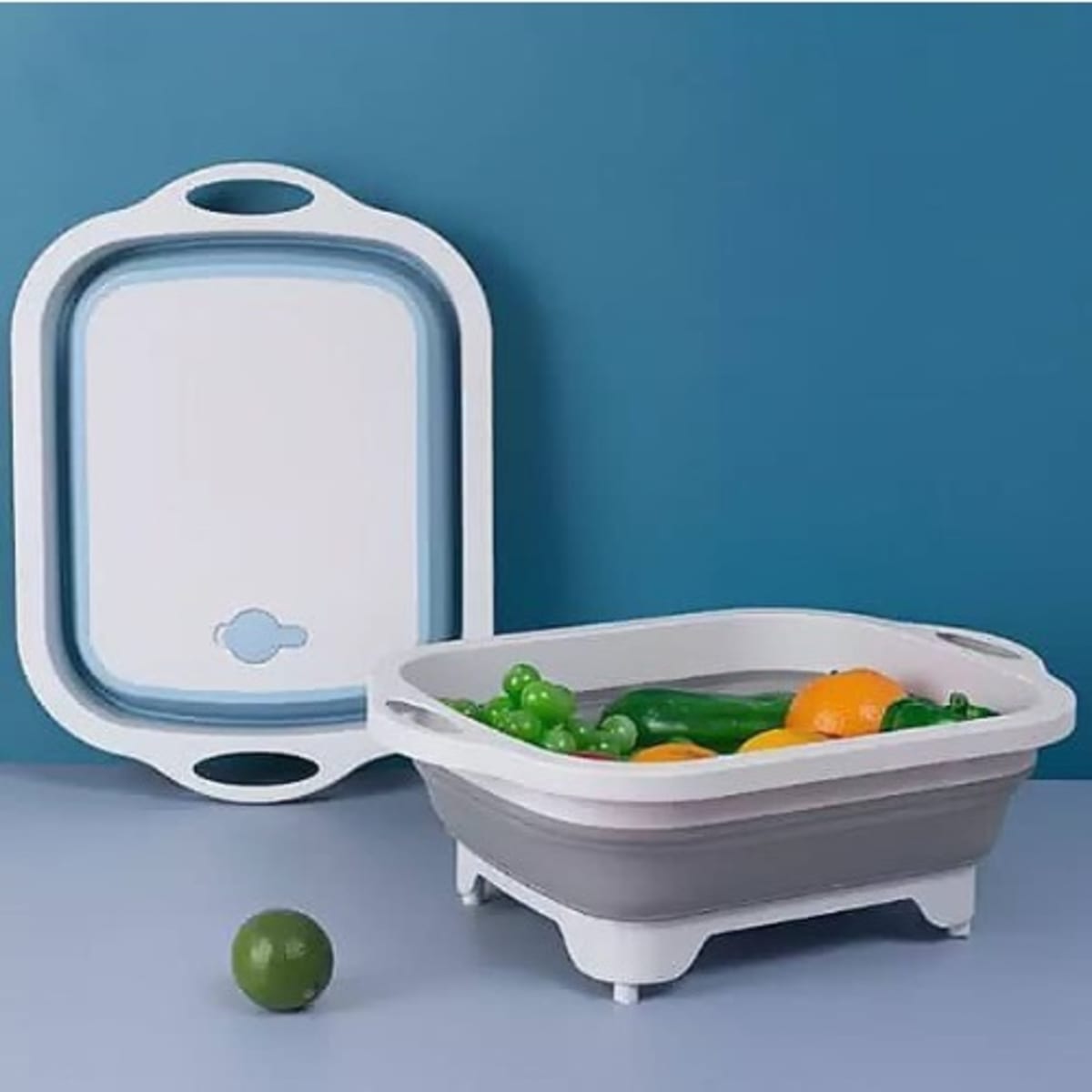 1pc, Foldable Cutting Board, Portable Plastic Chopping Board, Can Be Turned  To Flexible Scoop, Outdoor Portable