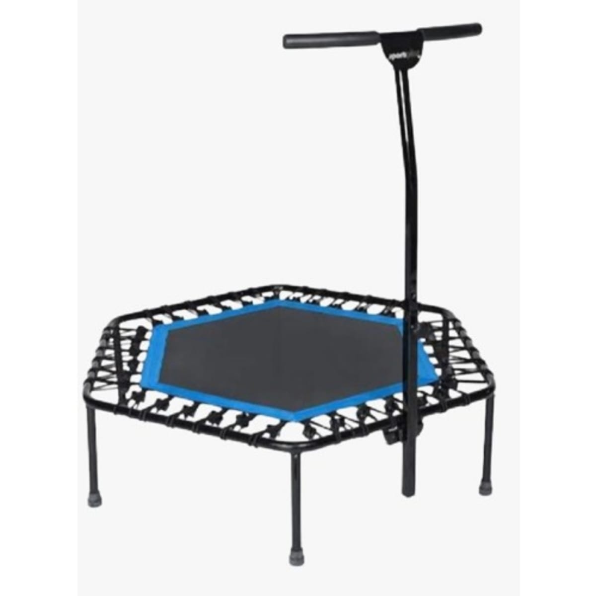 Trampoline With Optional Safety Handle
