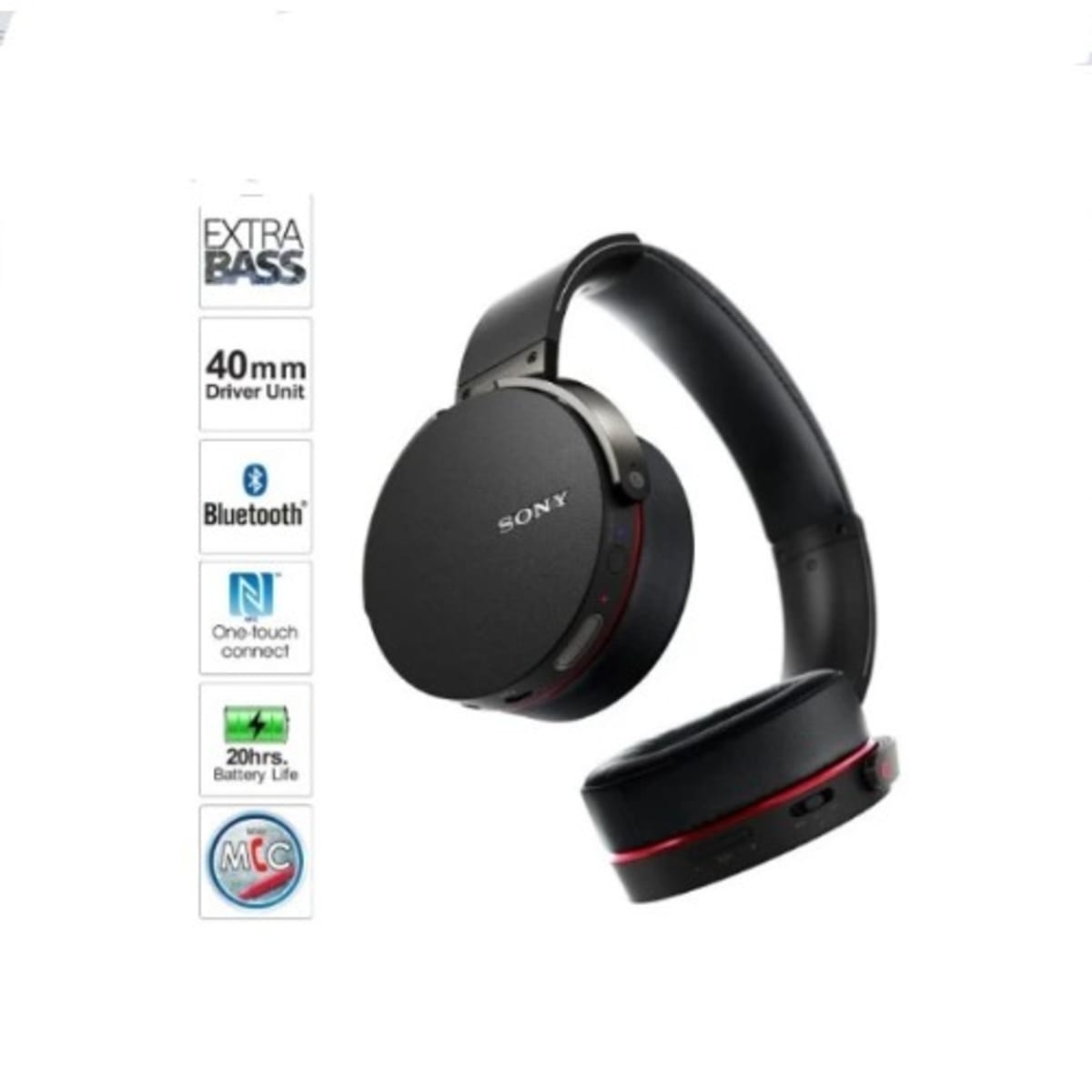 Sony mdr best sale xb950bt battery life