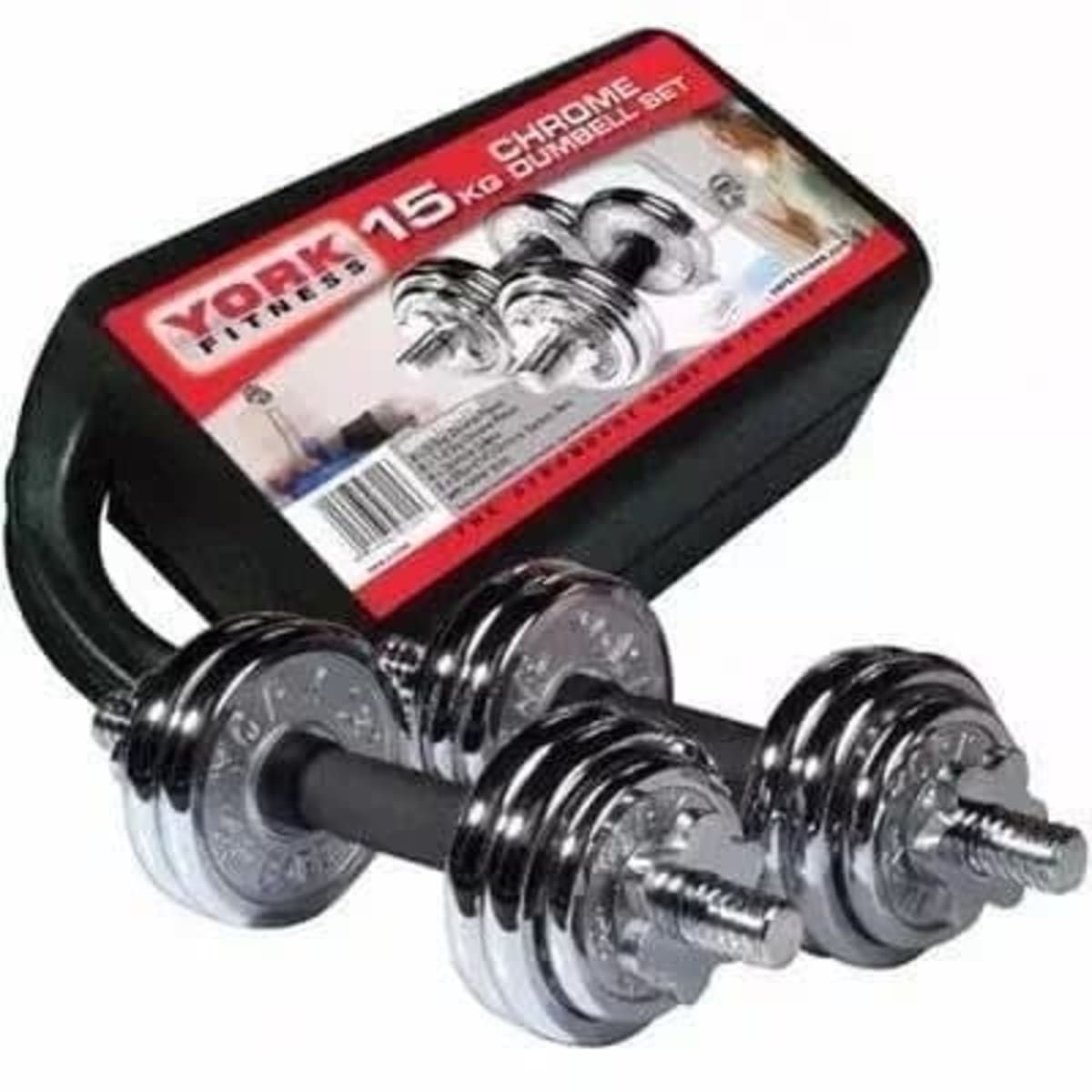 York 15kg dumbbell store