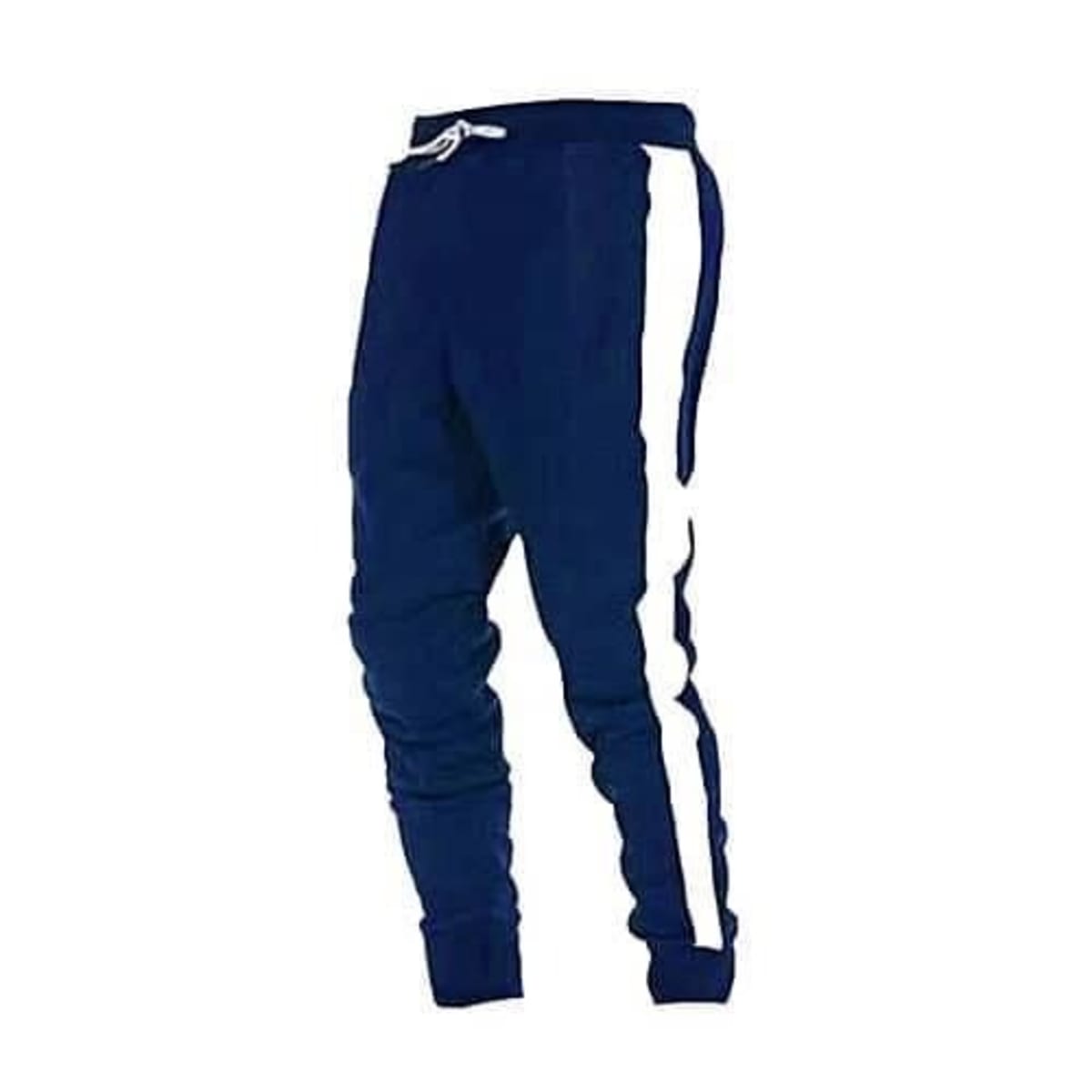 Jogger With White Stripes Blue