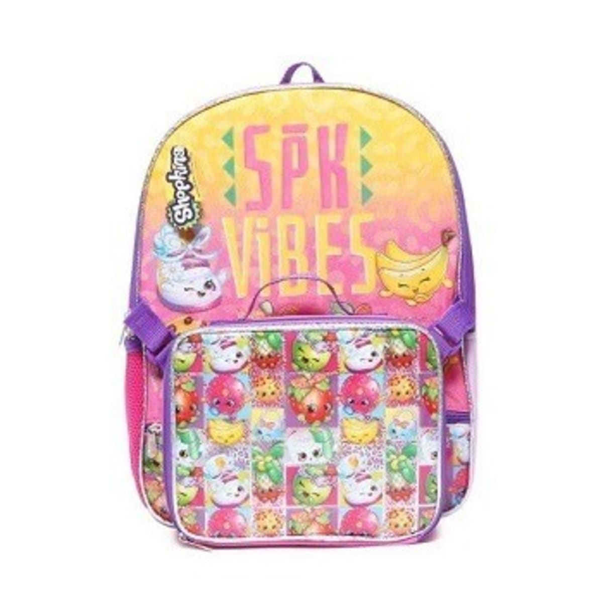 Shopkins Spk Vibes Backpack With Detachable Lunch Bag Konga