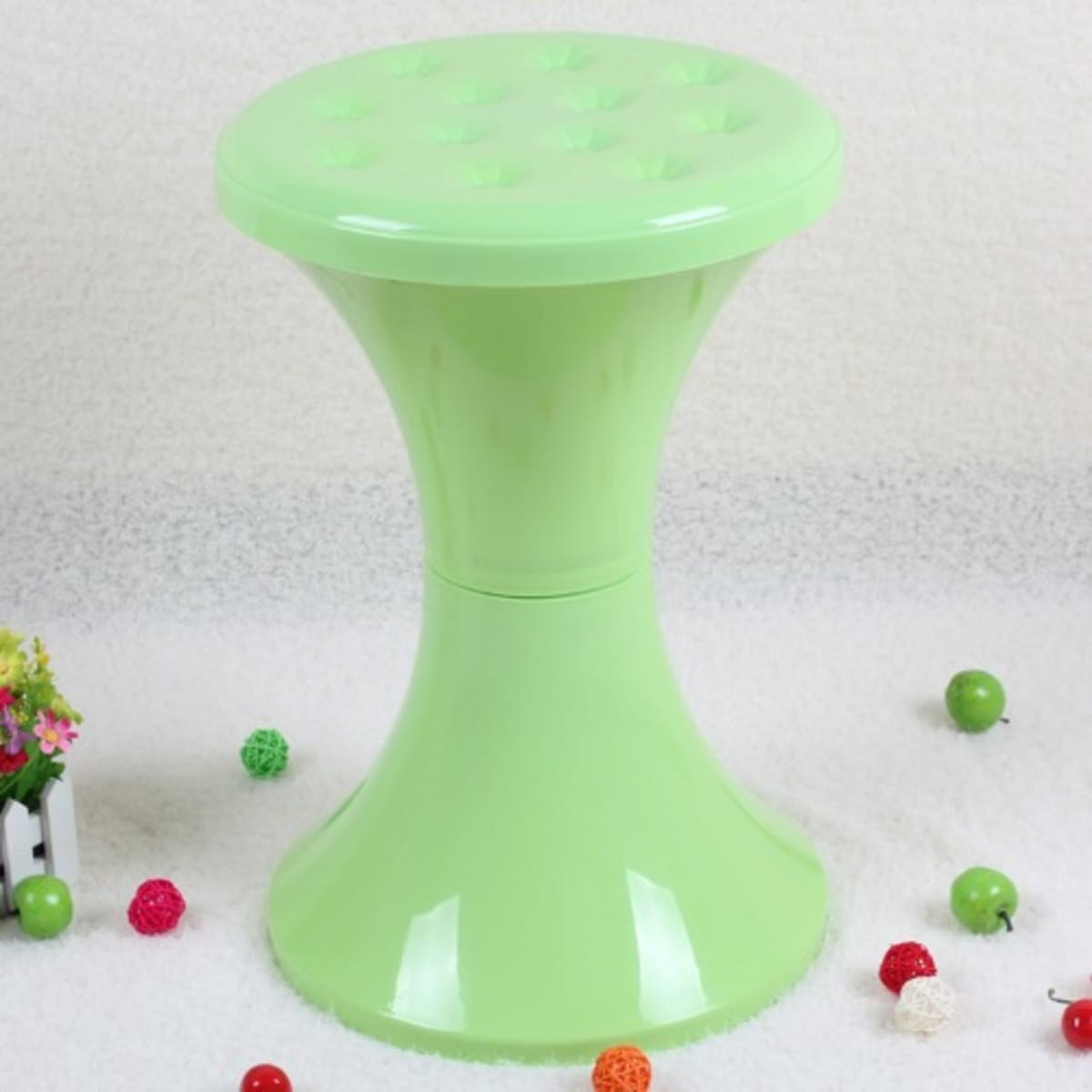 Green plastic stool cheap