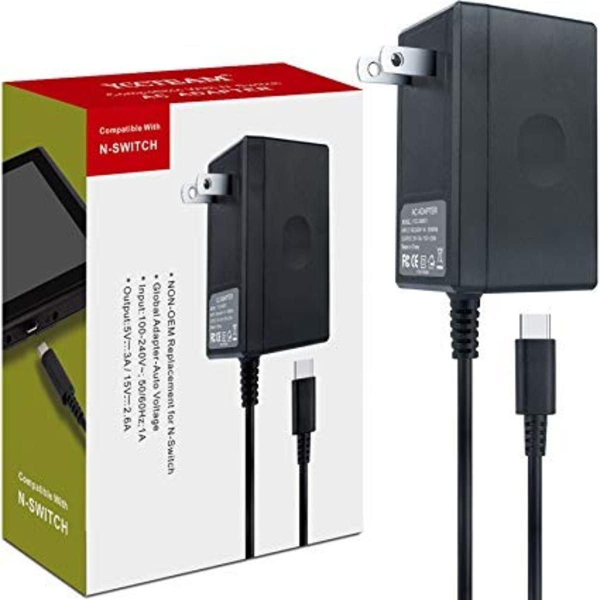 Nintendo switch hot sale power adapter voltage