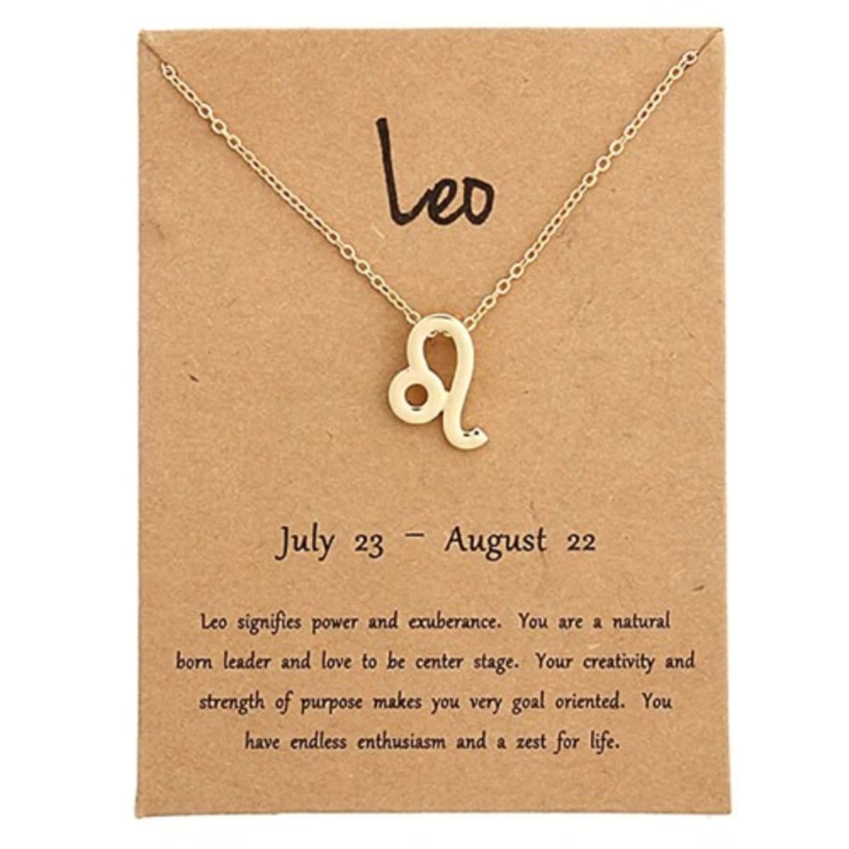 Necklace leo clearance