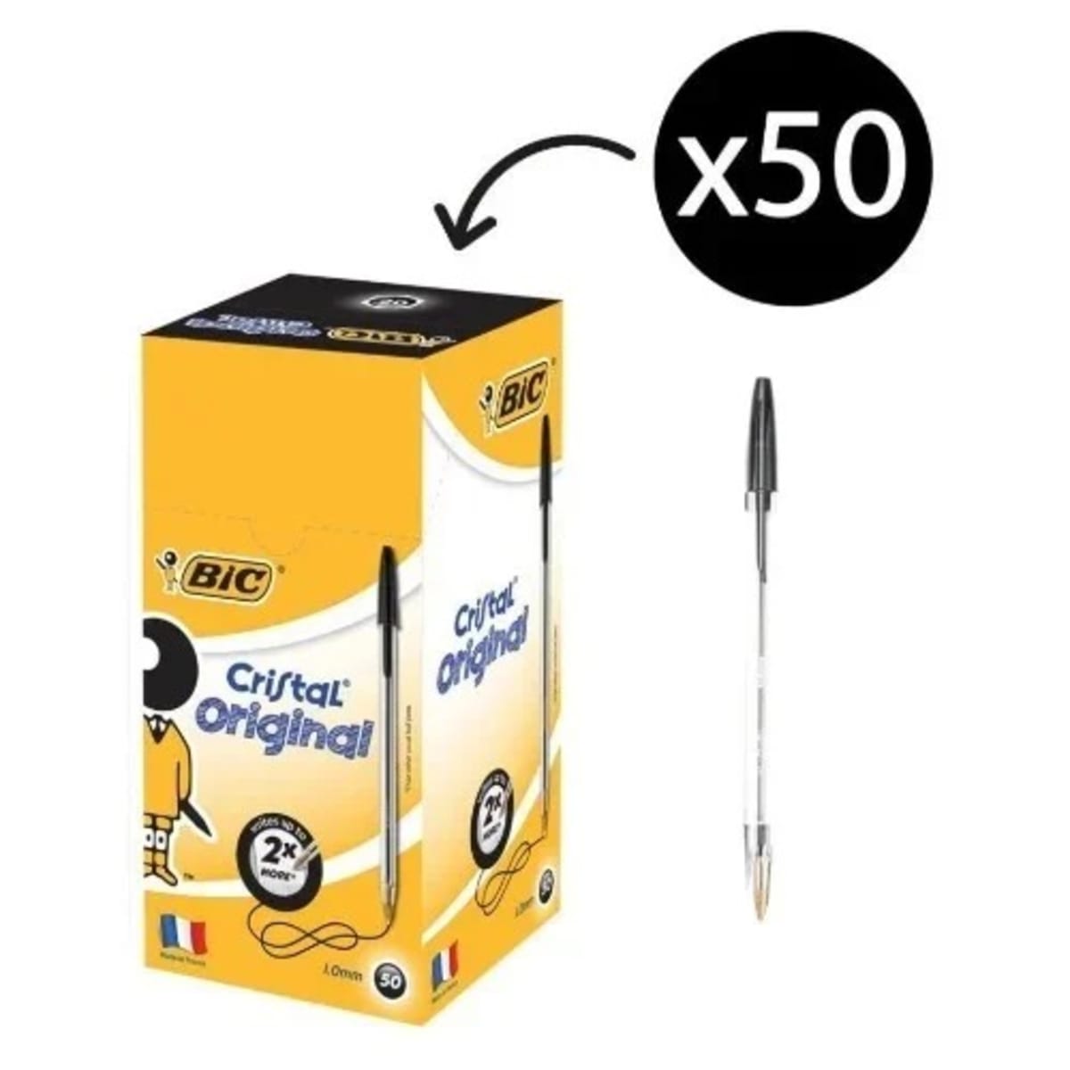 Bic Biro Black 50pcs Konga Online Shopping