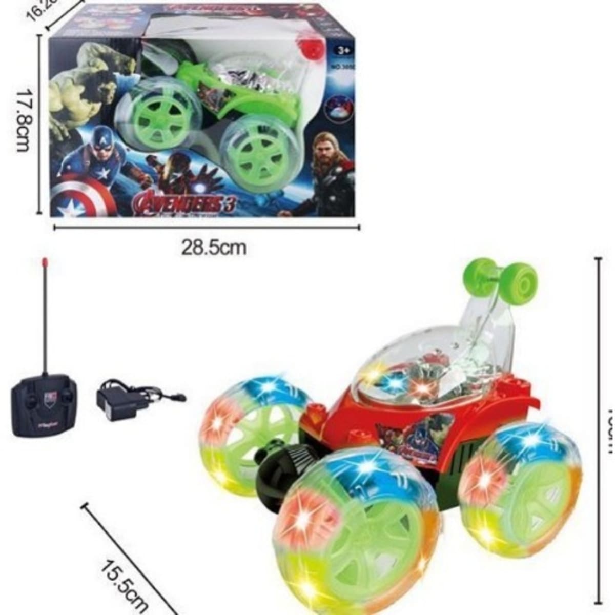 Remote control outlet stunt car big