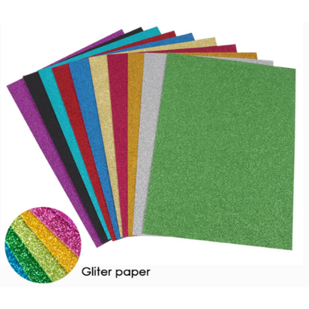 Foska Glitter Craft Paper X 4packs Konga Online Shopping